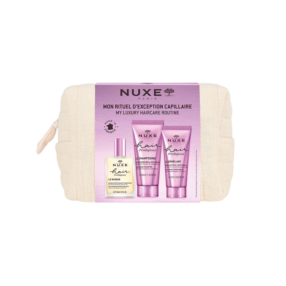 Nuxe Trousse Hair Prod Maschera Pre Shampoo + Shampoo + 1 Balsamo