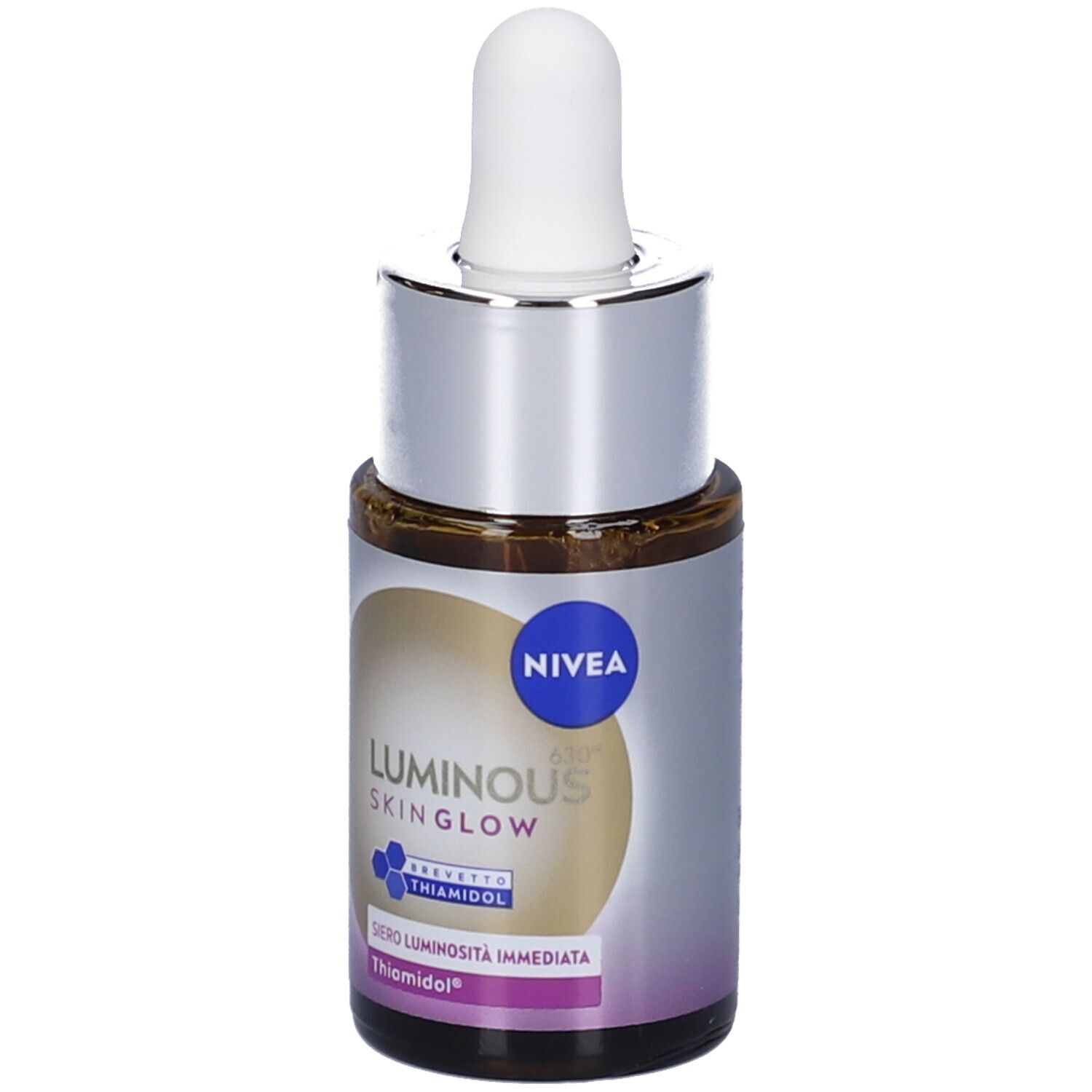 Flacone. Etichetta con nome del prodotto e marchio Nivea.