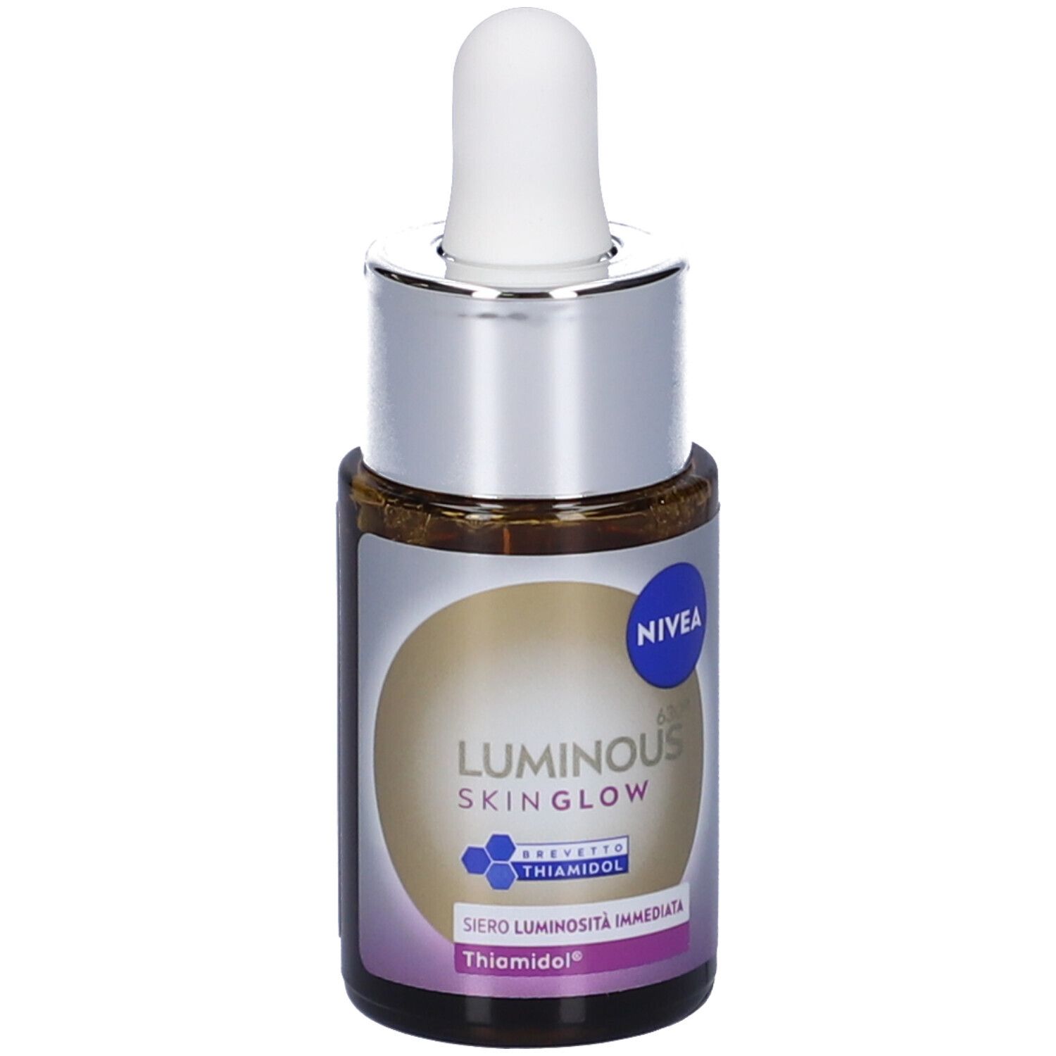 Flacone. Etichetta con nome del prodotto e marchio Nivea.