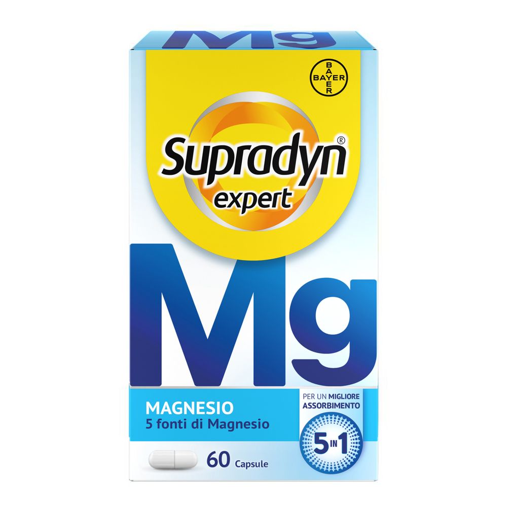 Supradyn Expert Magnesio Completo 5 sali in 1, Integratore Magnesio Complex