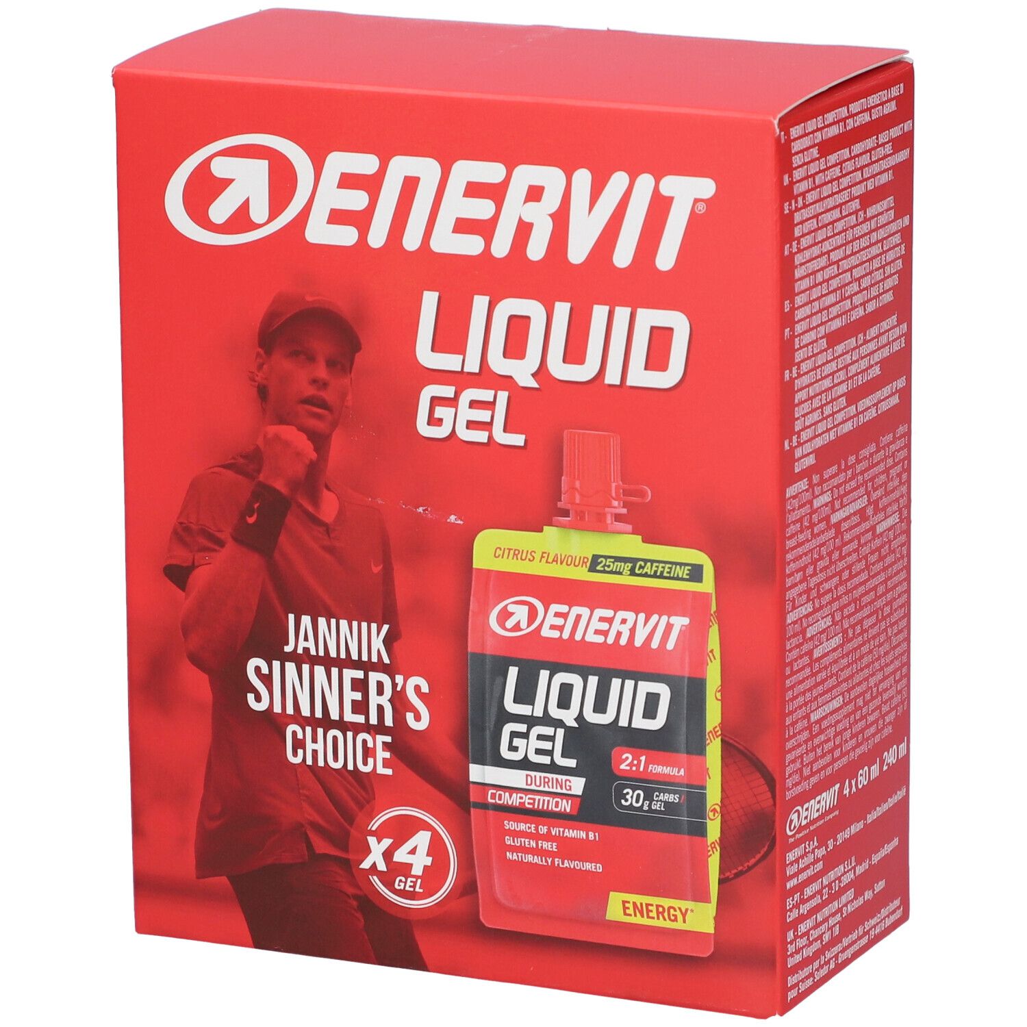 Enervit Liquid Gel Competition Agrumi Con Caffeina - Risparmia Il 10% Codice: Enervitx1026 240 Ml Bambino