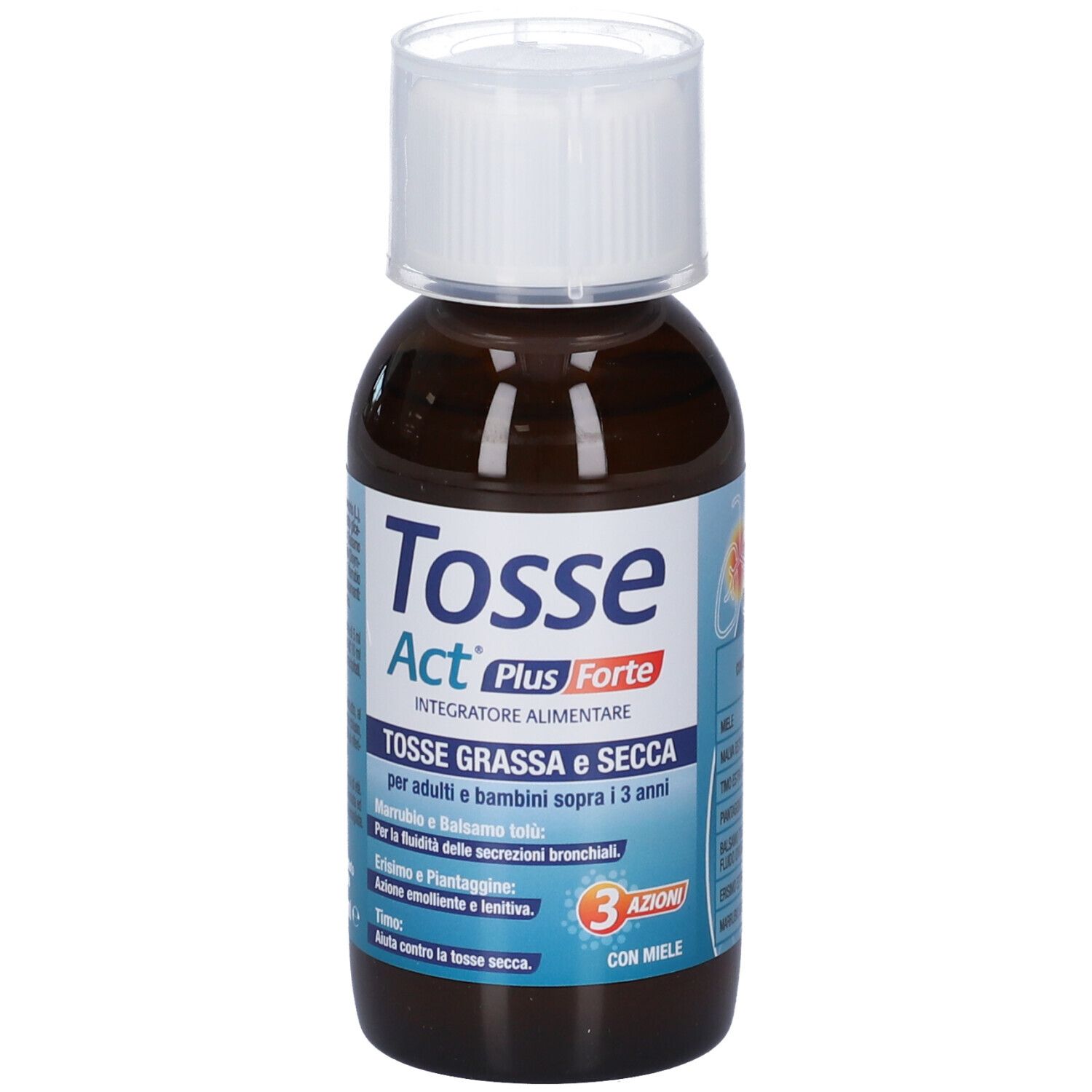 Linea Act Di F&F Malva Tosse Act Integratore Liquido Emolliente E Lenitivo Per Tosse Secca 150Ml - Immagine 4