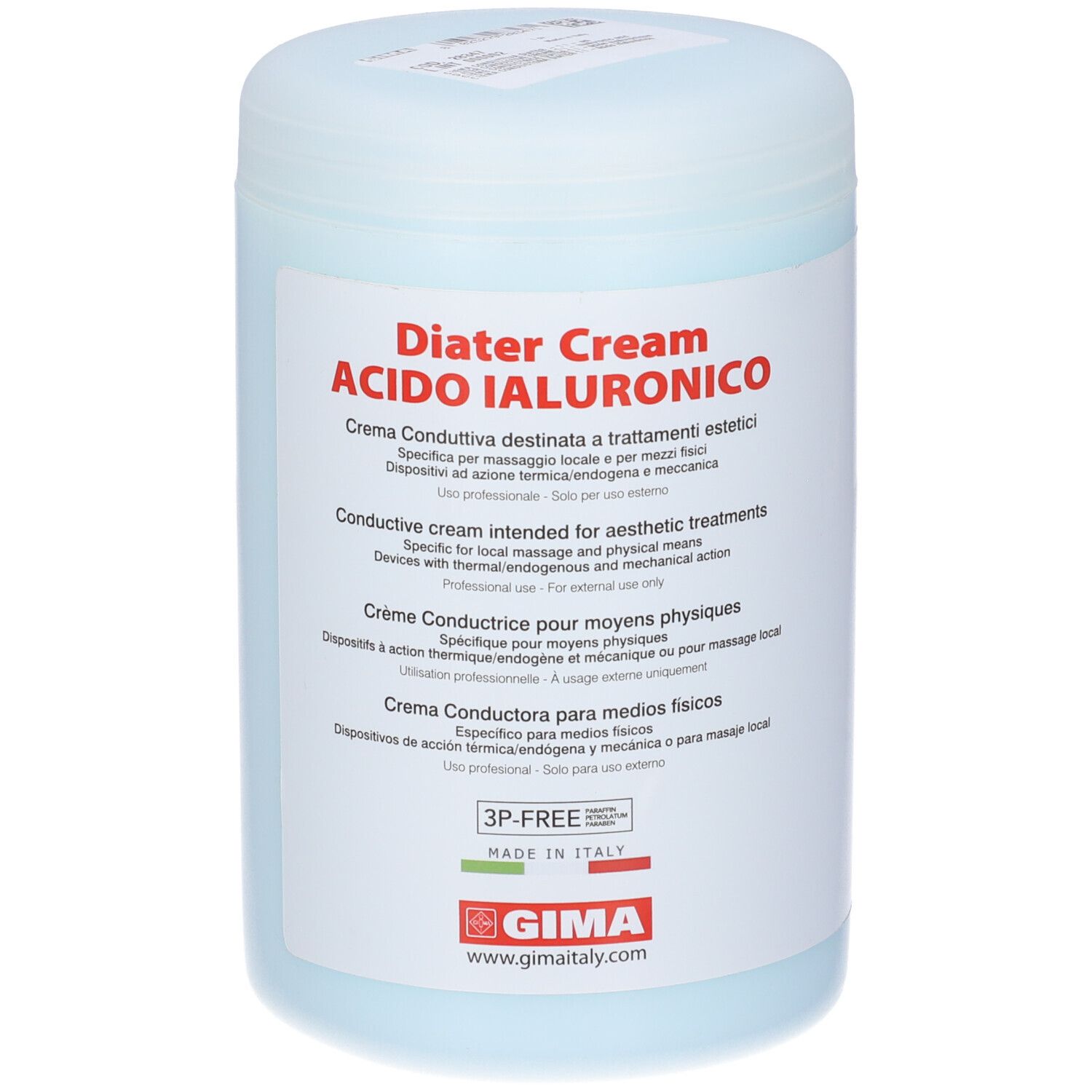 Gima Crema Conduttiva Diater Acido Ialuronico