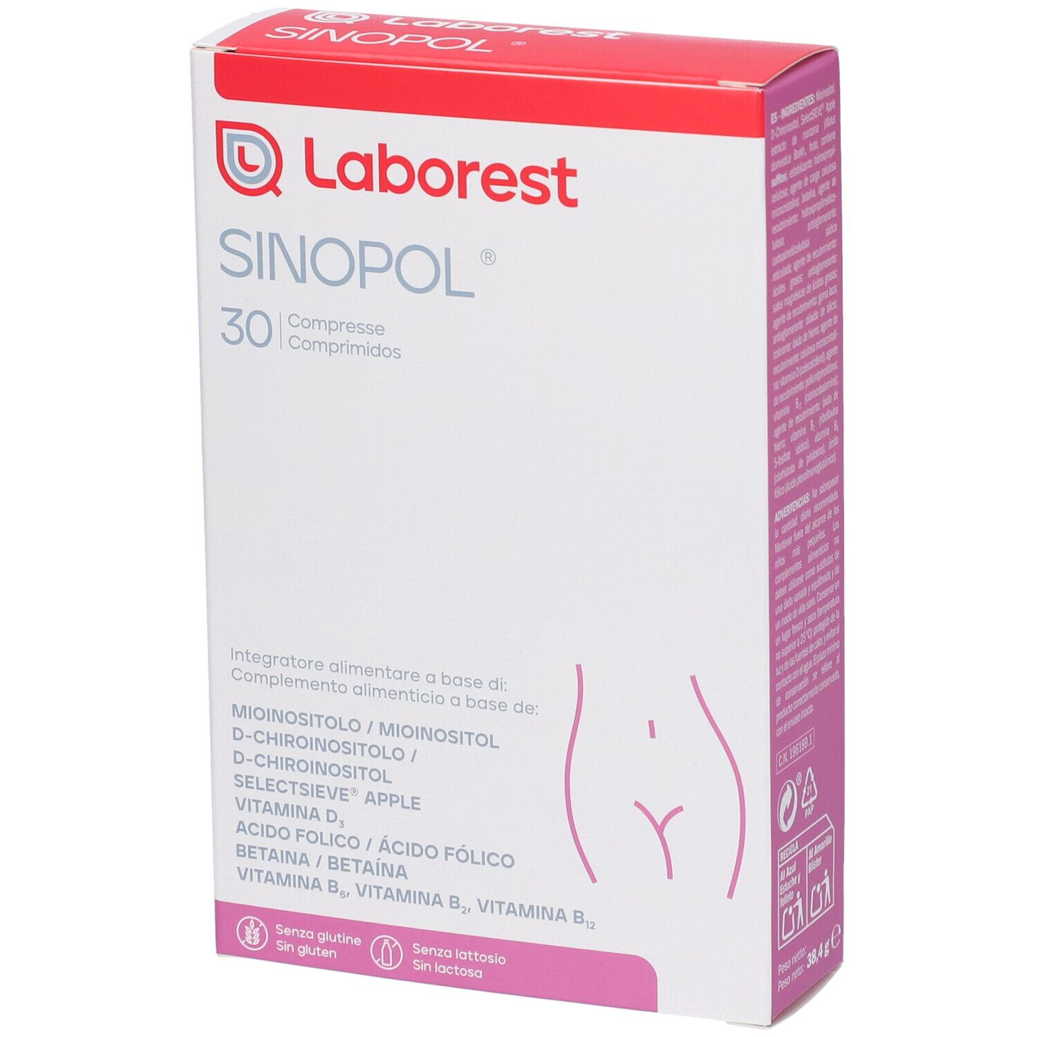 Uriach Integratore Sinopol Con Inositolo E Vitamina D3, 30 Compresse - Immagine 3
