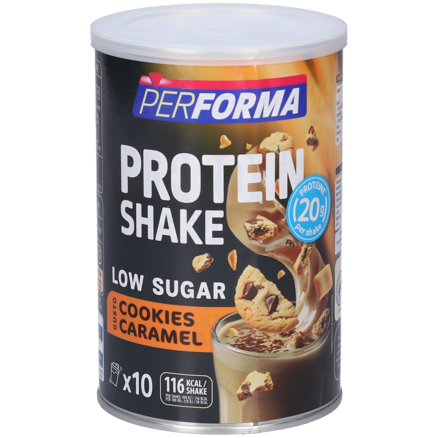 Performa Protein Shake Low Sugar Cookies Caramel