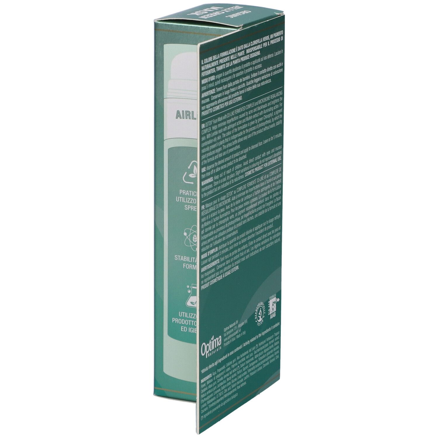 Colours Of Life Organic Jelly Green Mask
