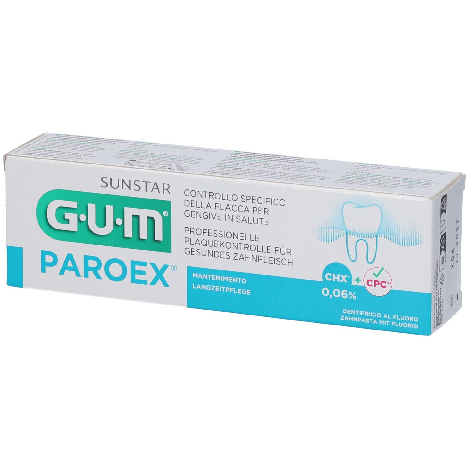 GUM Paroex 0,06 CHX Dent 75Ml 75 ml Zahnpasta
