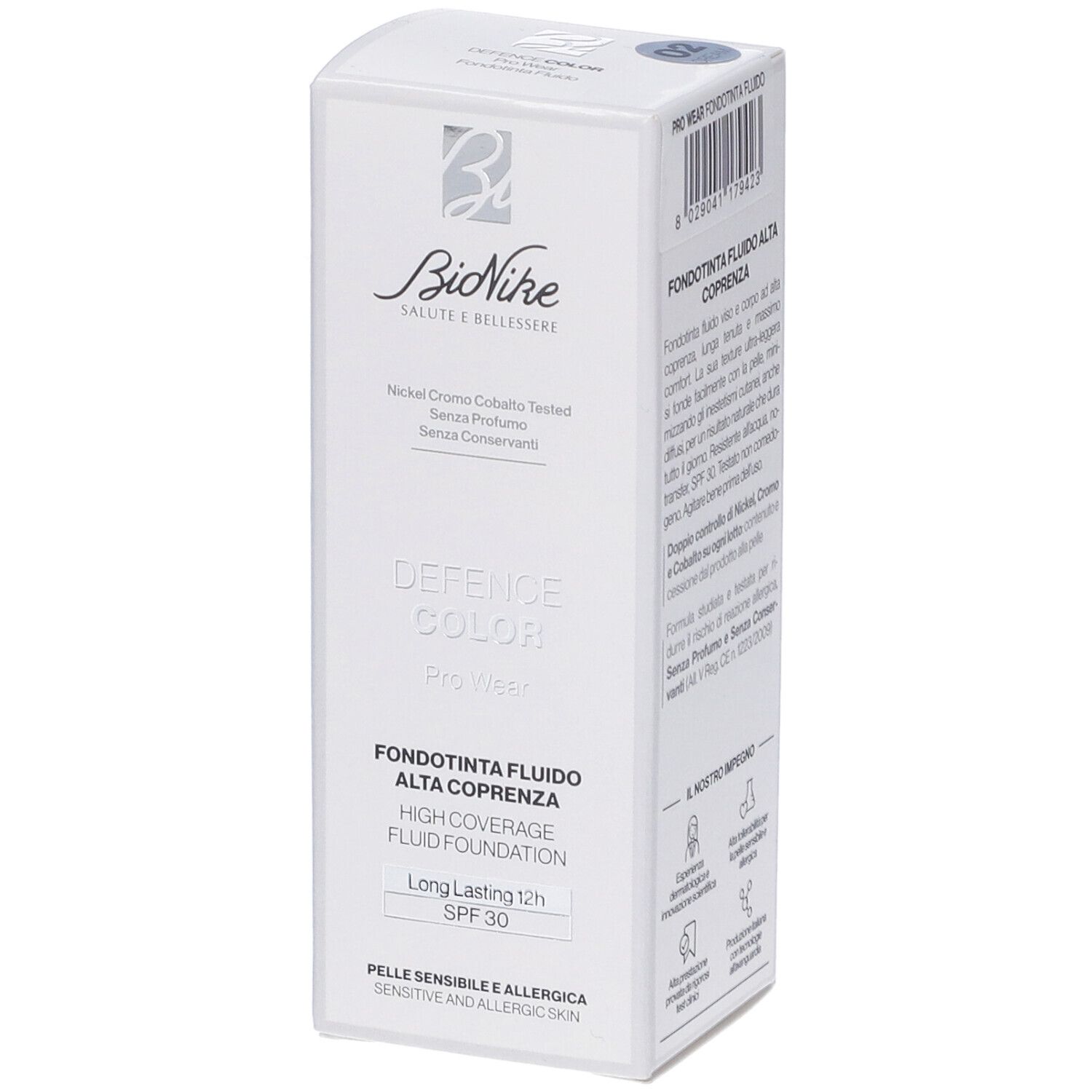 Bionike Defence Color Pro Wear Fondotinta Fluido Alta Coprenza N2 Cream 50 Ml - Immagine 7