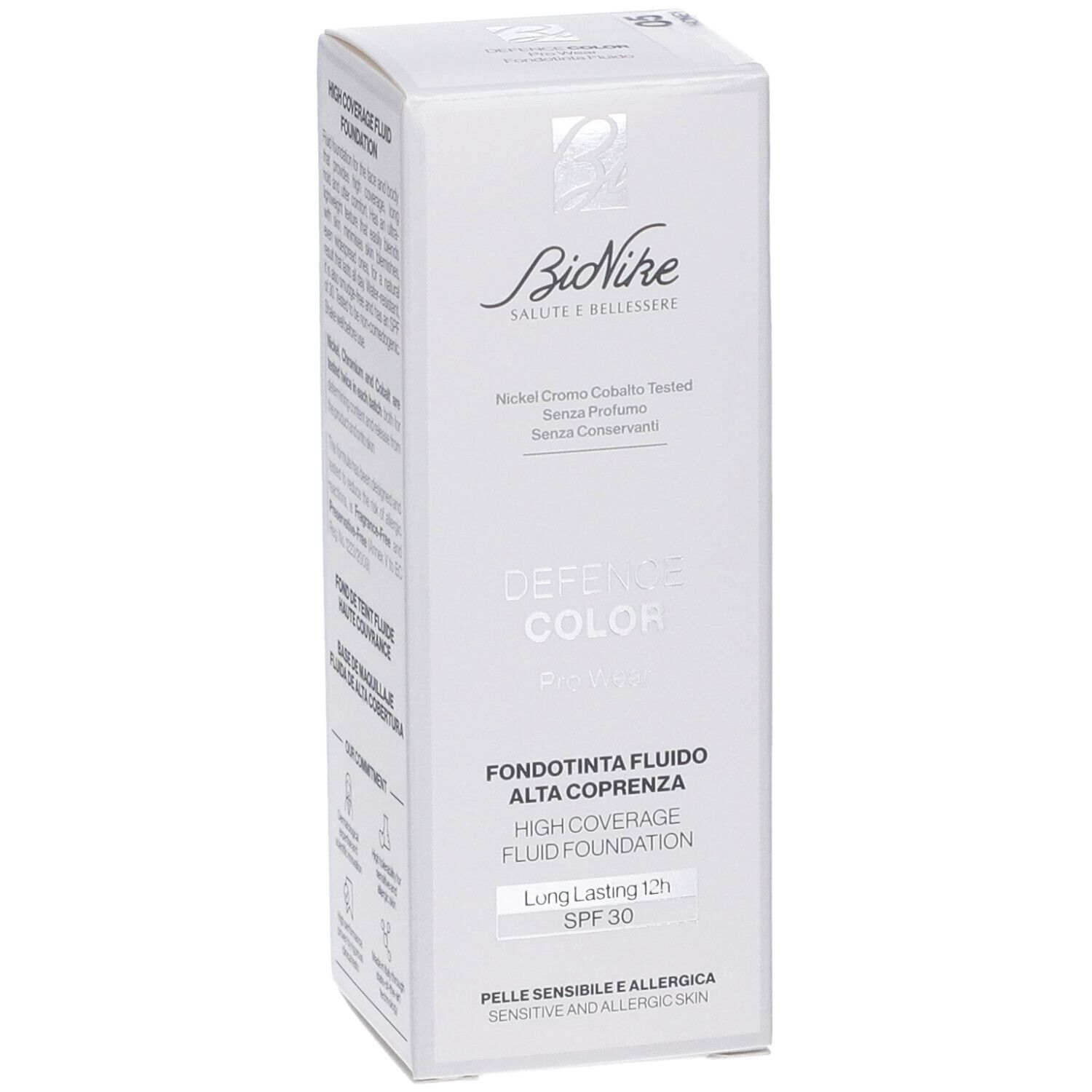 BioNike Defense Color Fondotinta Fluido Alta Coprenza SPF 30.