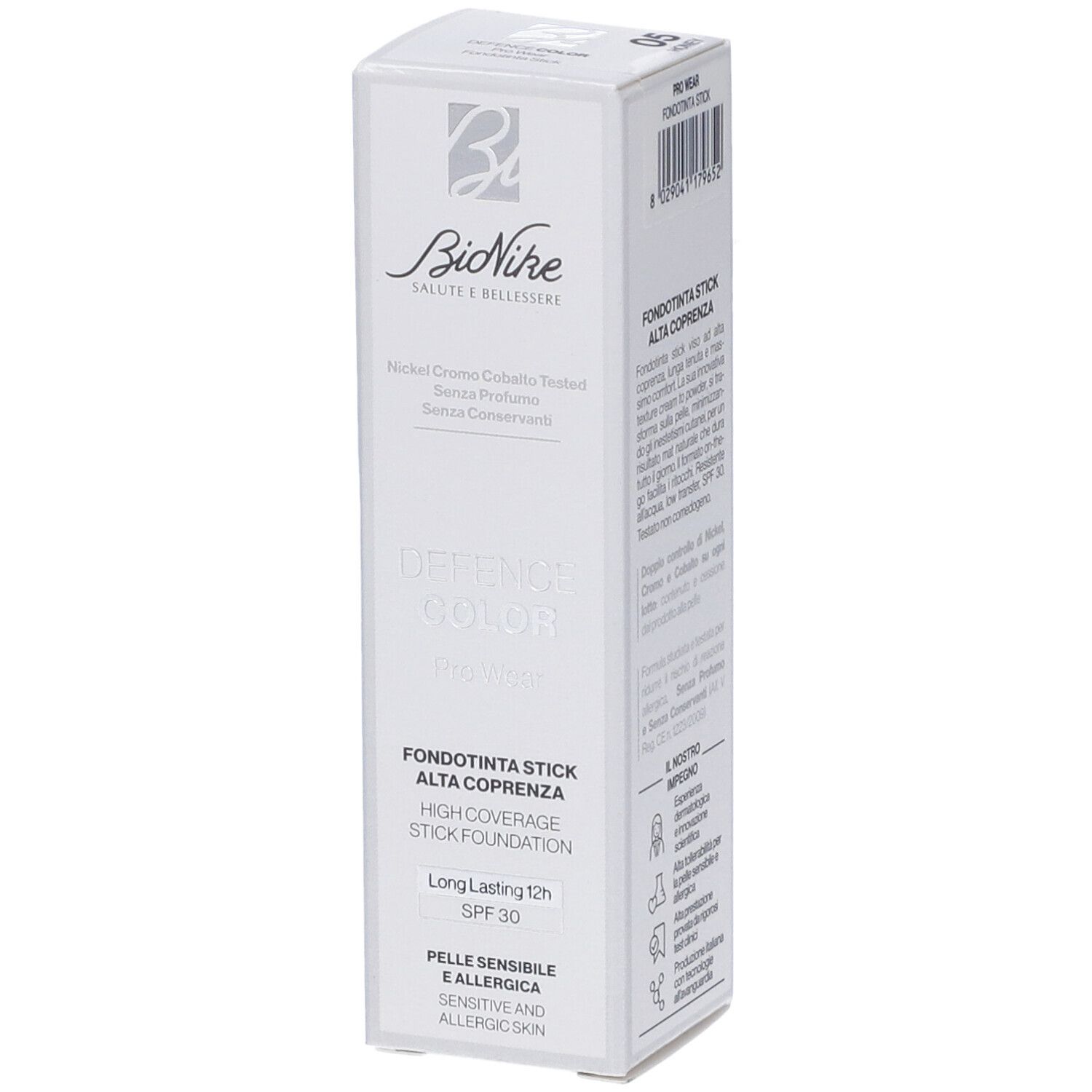 I.c.i.m. (Bionike) Internation Beige Bionike Defence Color Pro Wear Fondotinta Stick Spf30 05 - Fondotinta Mat A Lunga Tenuta - Tonalità Honey - 14 Ml - Immagine 7
