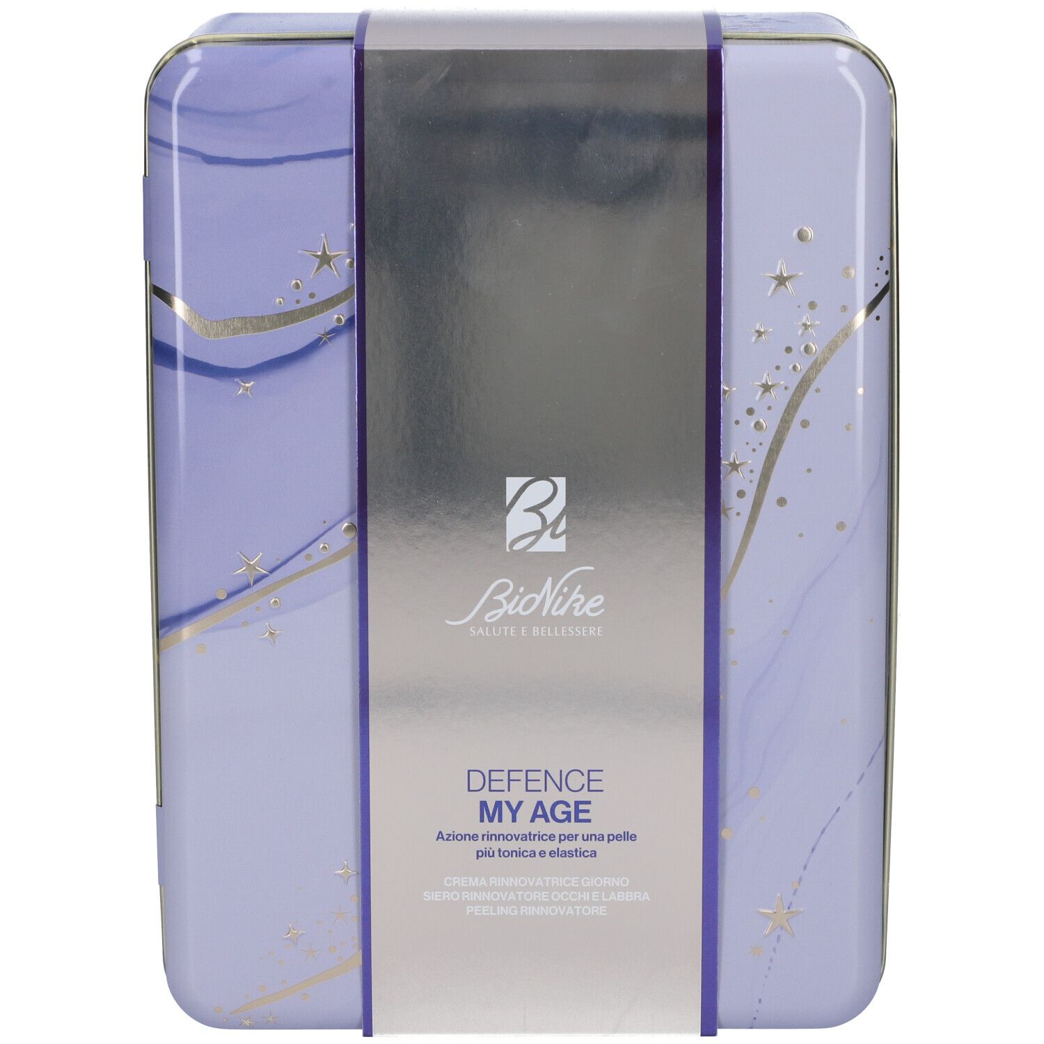 Bionike Cofanetto Regalo Natale Defence My Age Crema Giorno + Siero Occhi E Labbra Peeling 1 Pz Set