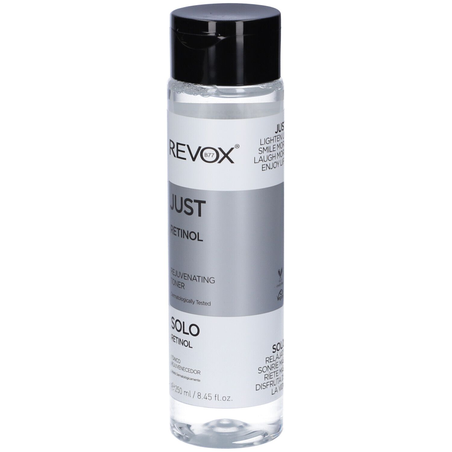 Revox B77 JUST Retinol tonico rigenerante in liquido trasparente, 250 ml.