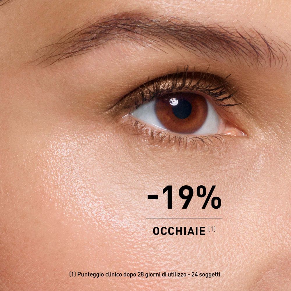 Auge mit Text: -19% OCCHIAIE.