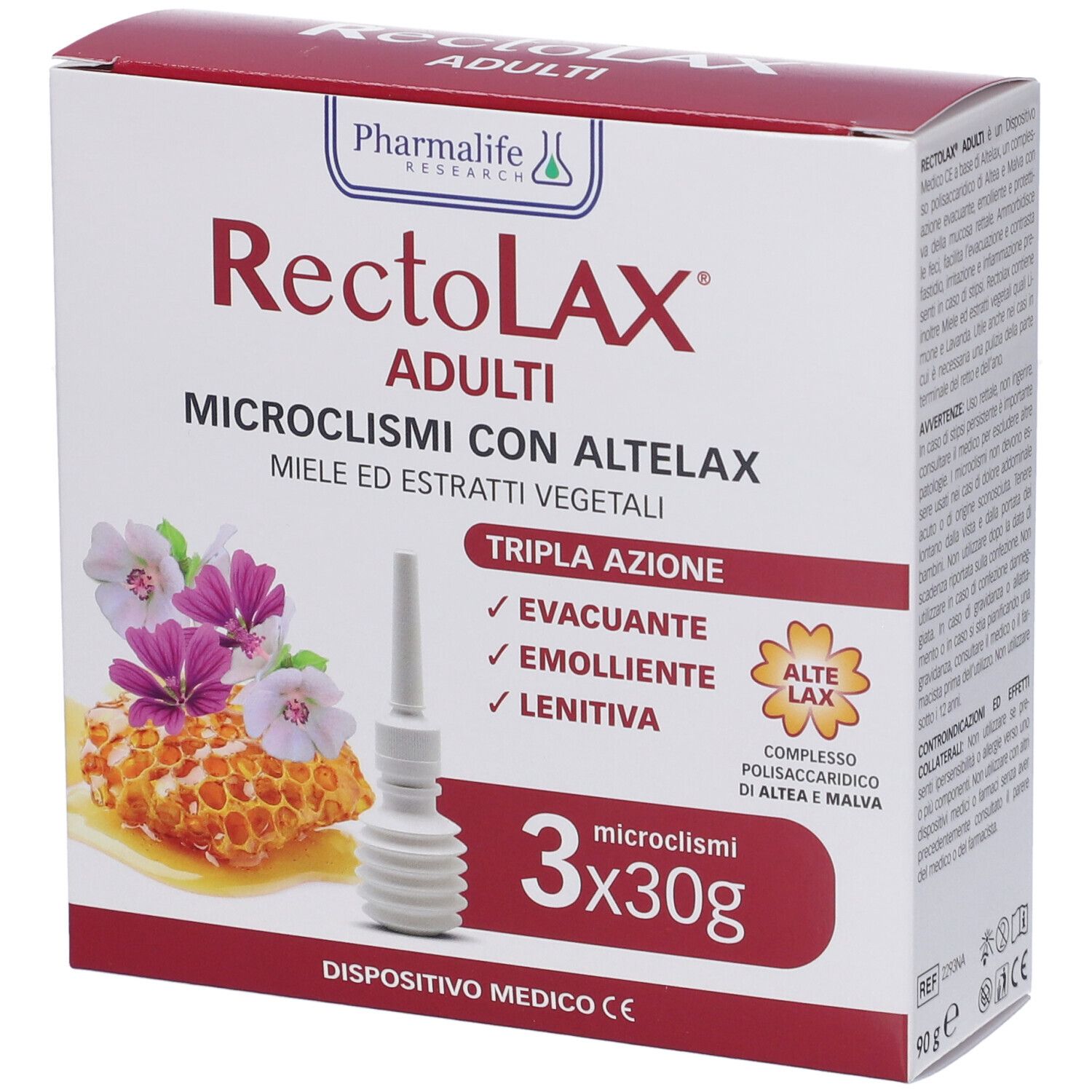 Rectolax Microclisma Adulti 30 gr 3 Pezzi