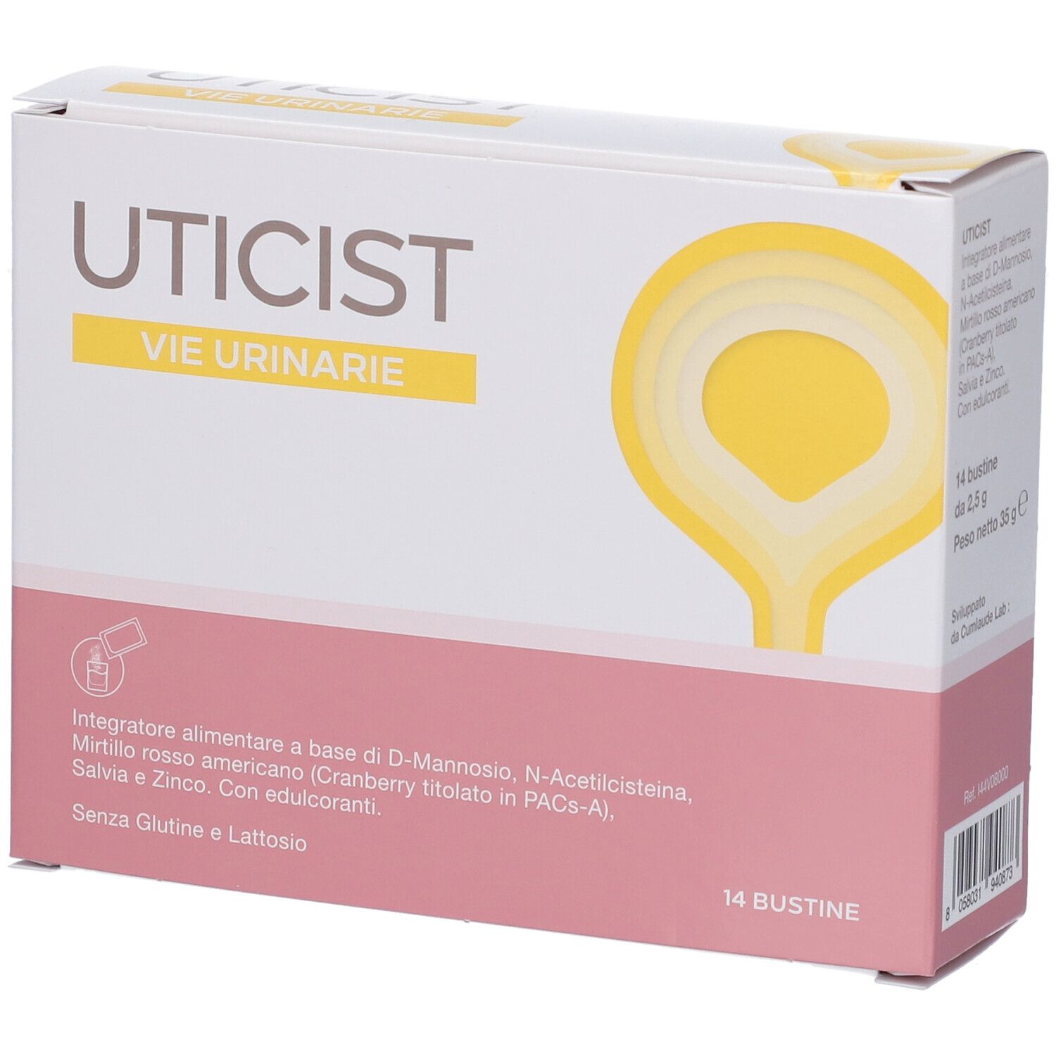 Istituto Ganassini Rosso/Rossi Integratore Uticist Con D Mannosio E Cranberry, 14 Bustine - Immagine 6
