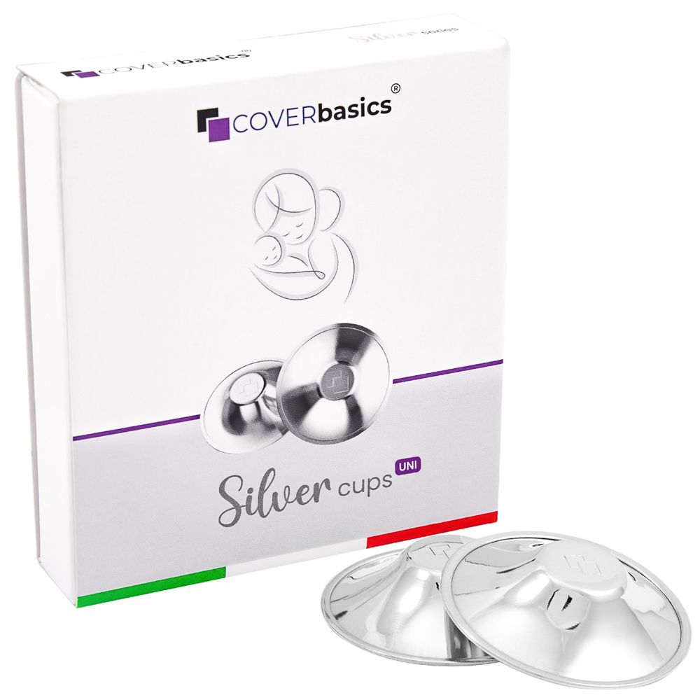 COVERbasics SilverCups Coppette Paracapezzoli Argento per Allattamento
