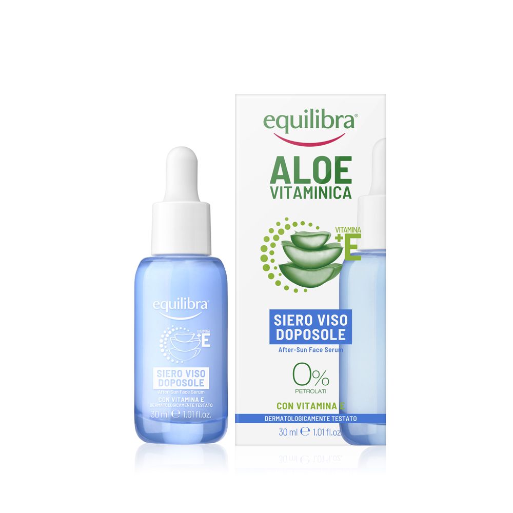 Equilibra Aloe Vitaminica Siero Viso Doposole - Risparmia Il 10% Con Codice: Equilibra1026 30 Ml