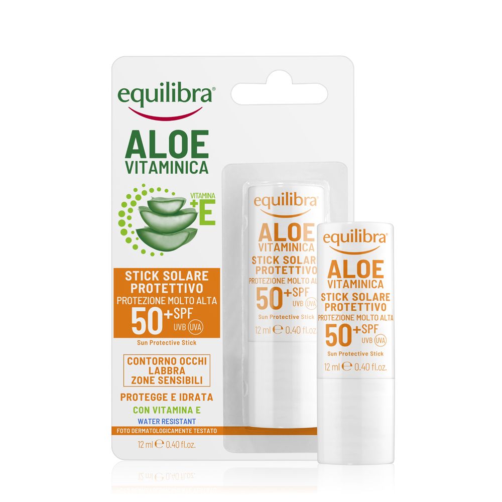 Equilibra Aloe Vitaminica Stick Solare Protettivo SPF50+