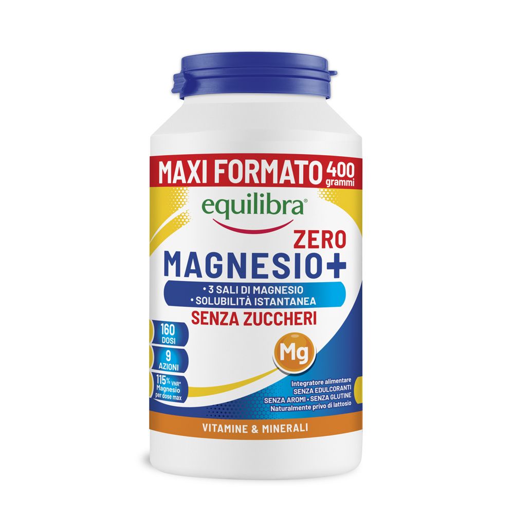 Equilibra Magnesio+ Zero Senza Zucchero Maxi Formato