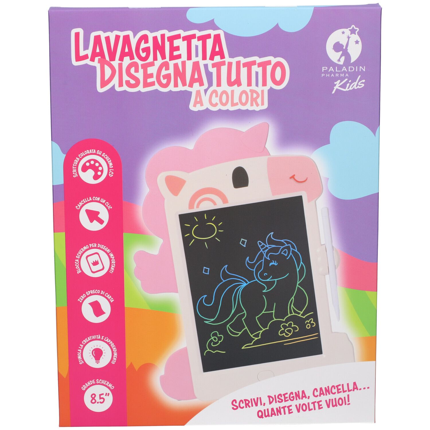 Paladin Pharma Lavagnetta Disegna Tutto Unicorno