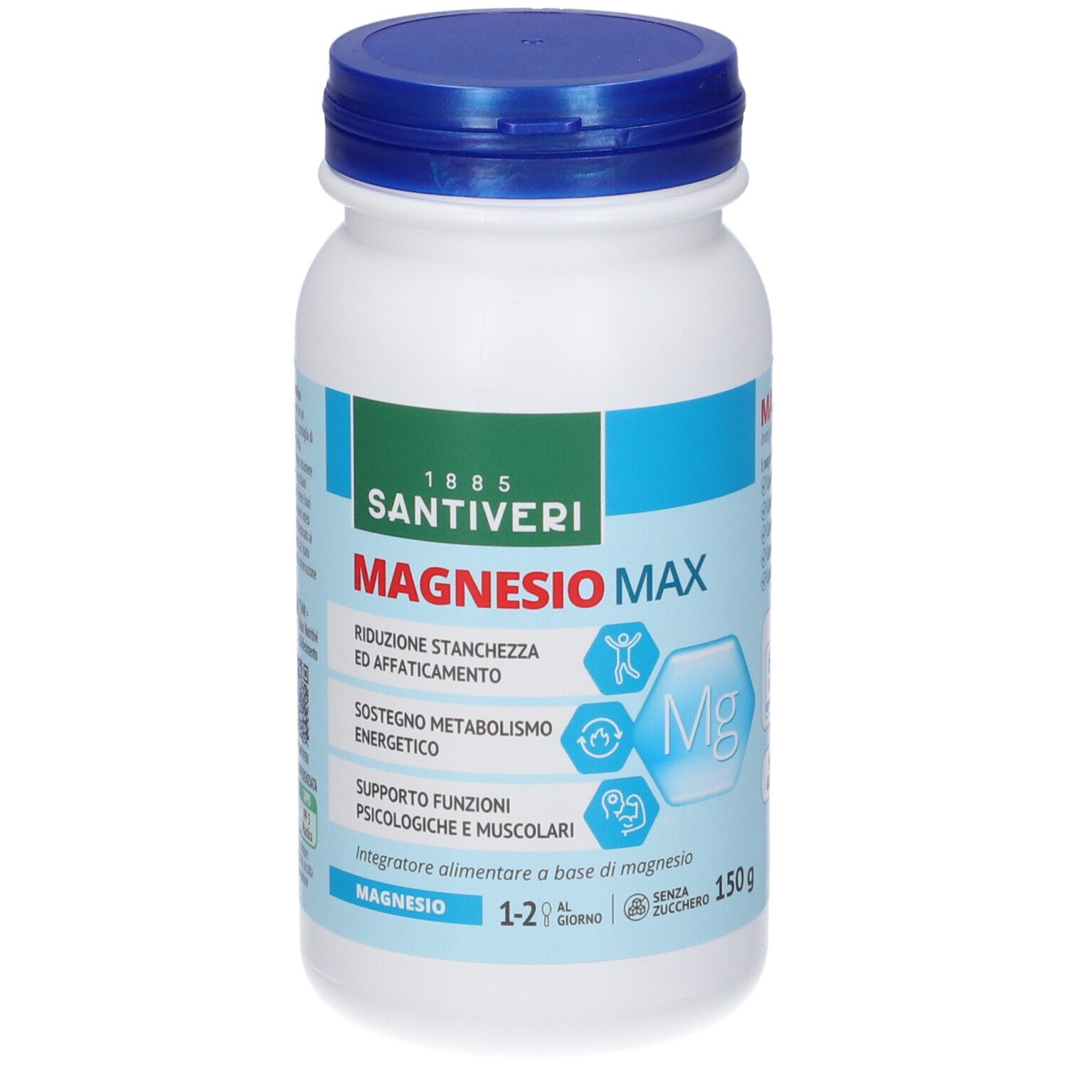 Santiveri Magnesio Max Polvere Integratore Magnesio 150 G - Immagine 4