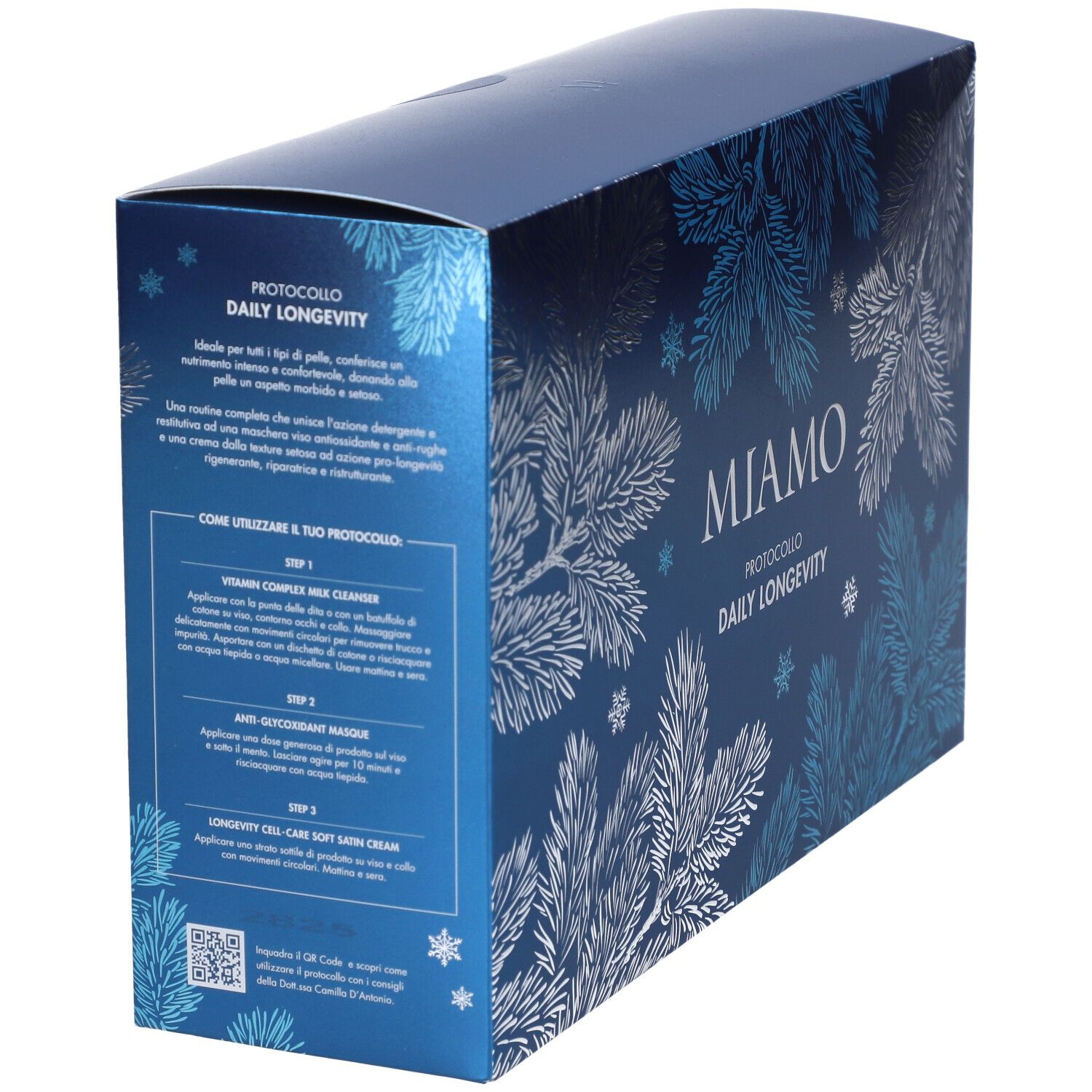 Miamo Cofanetto di Natale 2025 Protocollo Daily Longevity - Soft Satin cream + Milk Cleanser + Maschera antietà - Immagine 4