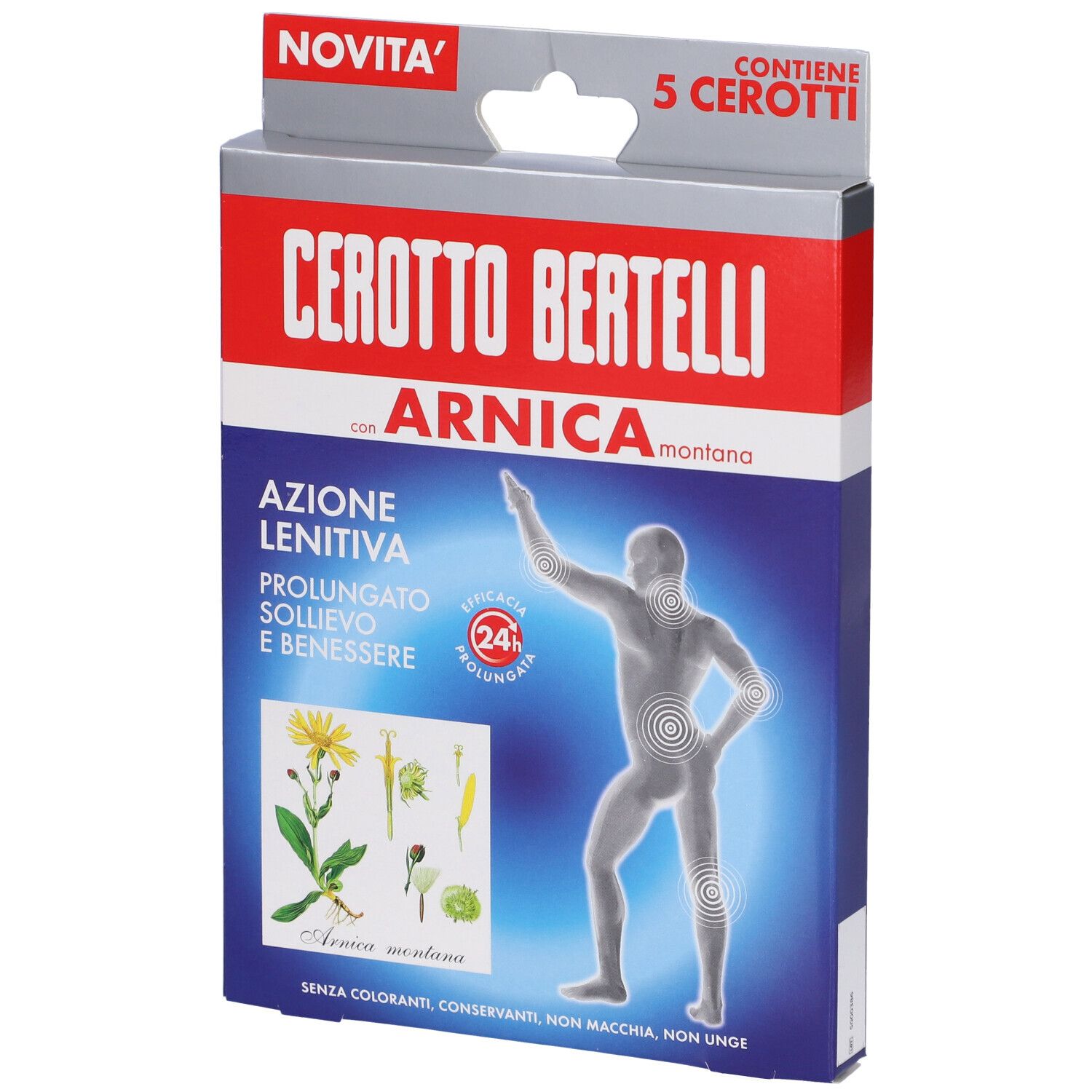 Cerotto Bertelli Cerotti con Arnica Montana