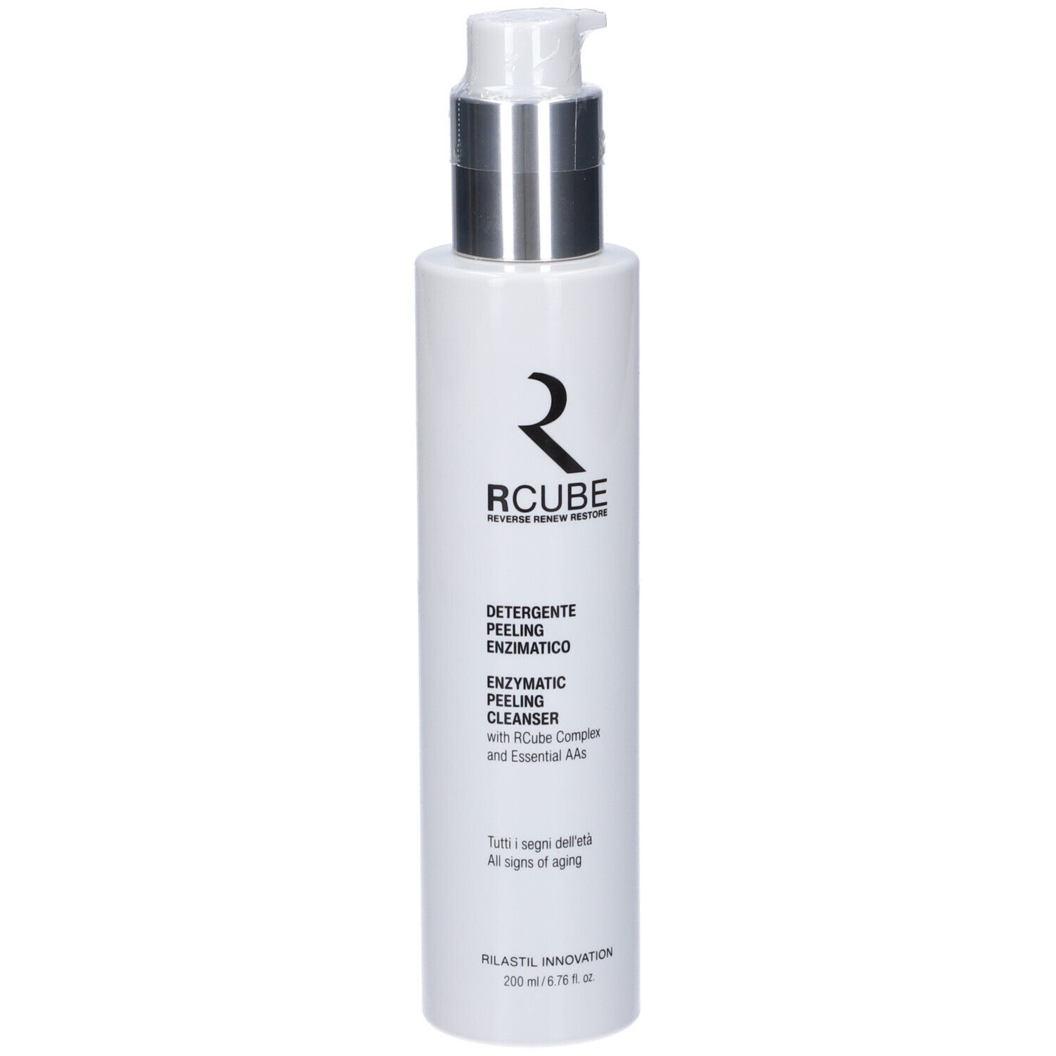 Ist.ganassini Spa Rilastil Rcube Detergente Peeling Enzimatico - Detergente Viso Esfoliante E Illuminante - 200 Ml - Immagine 9