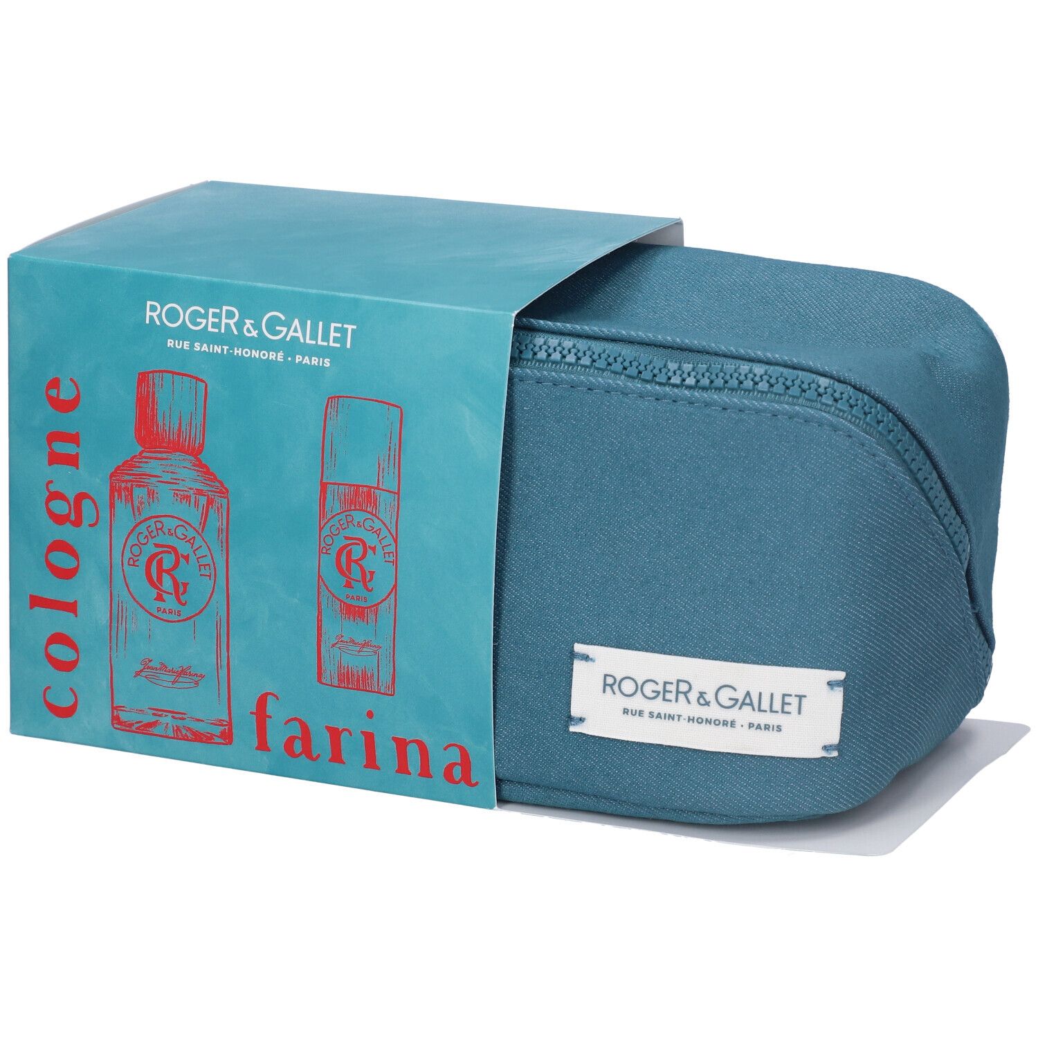 Roger&Gallet Set Natale Trousse Jean Marie Farina Eau De Cologne + Deo