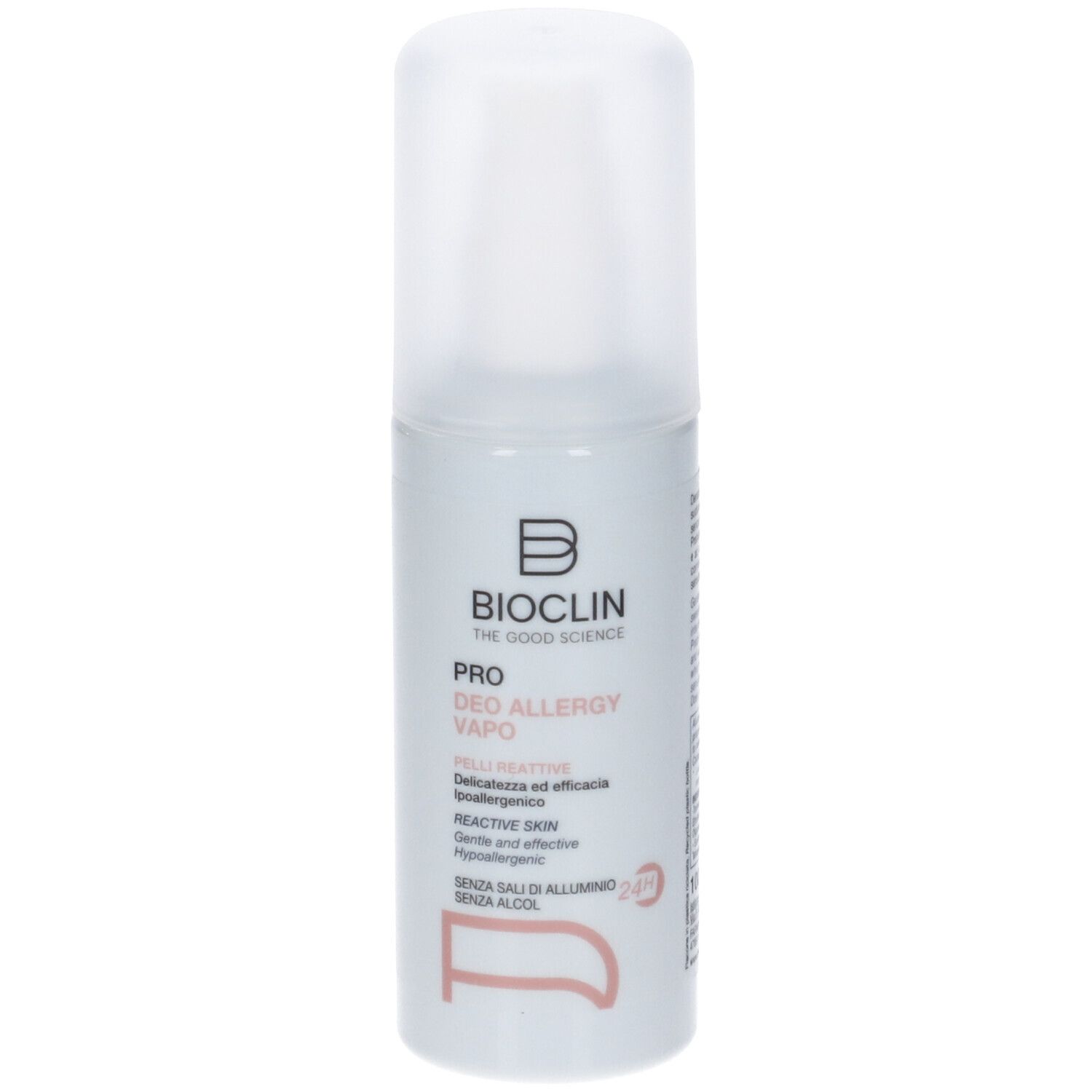 Bioclin Pro Deo Allergy Vapo Deodorant für empfindliche Haut, ohne Aluminium und Alkohol.