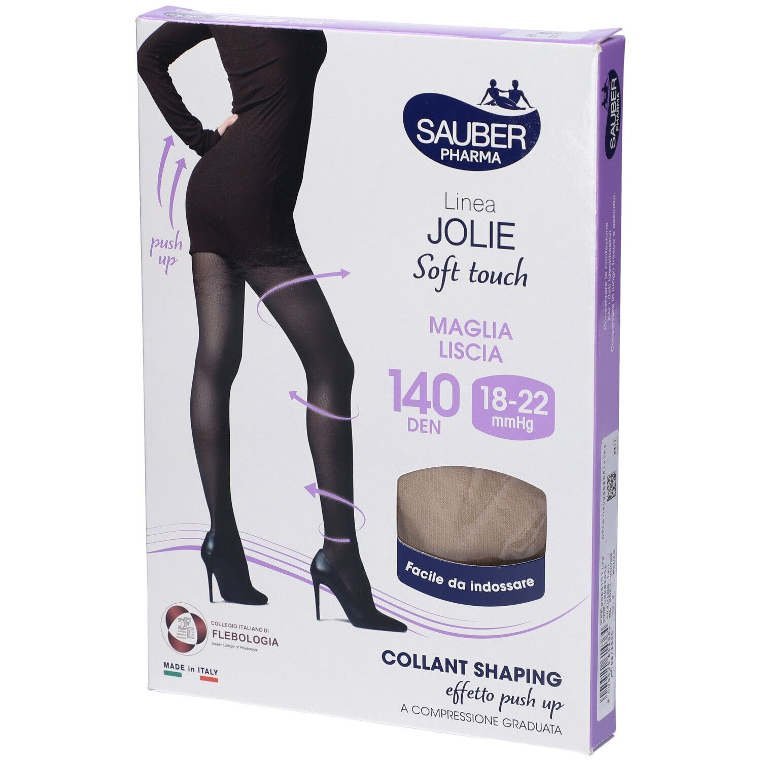 Sauber Pharma Jolie Collant Shaping 140 Denari Medio Taglia 2