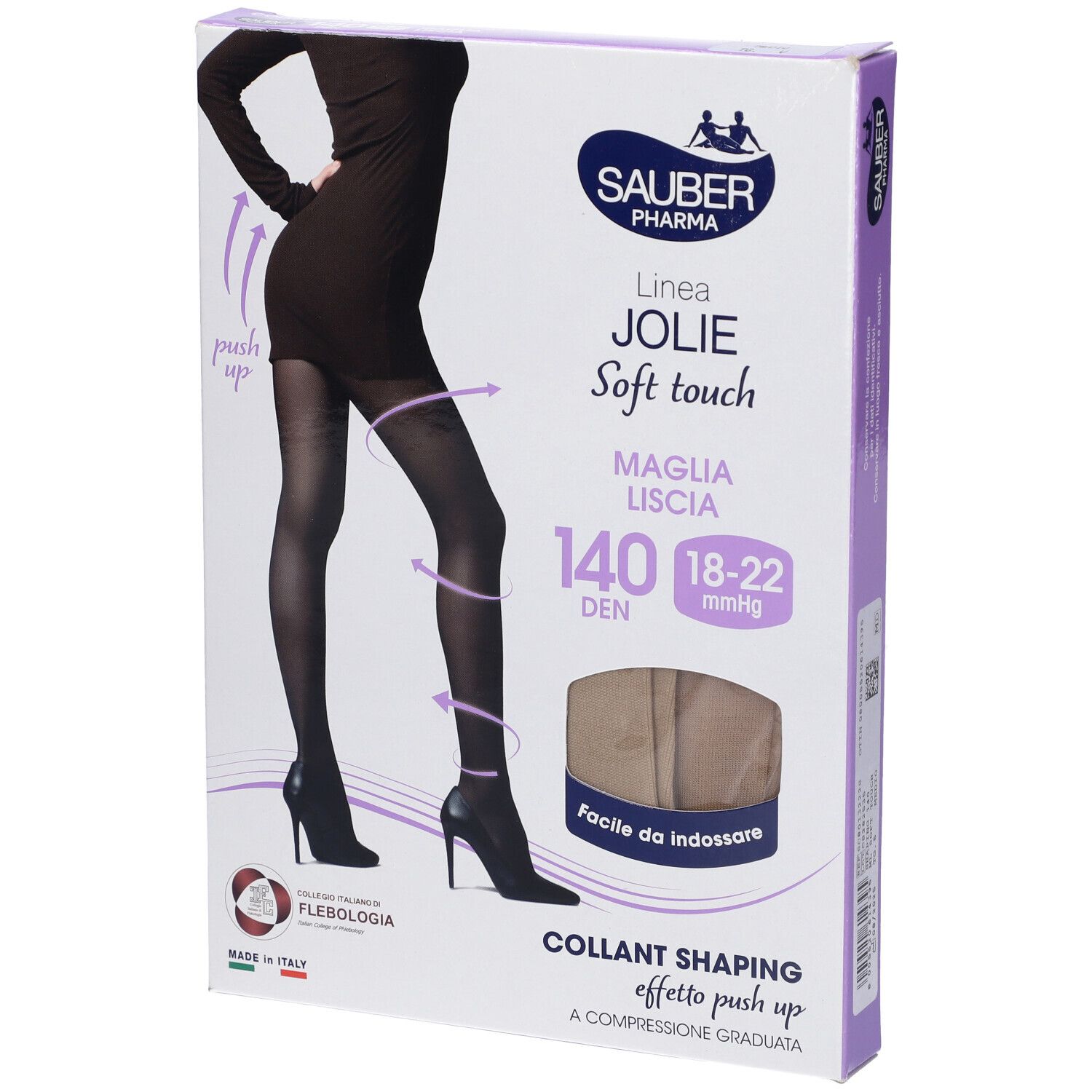 Sauber Pharma Jolie Collant Shaping 140 Denari Medio Taglia 5