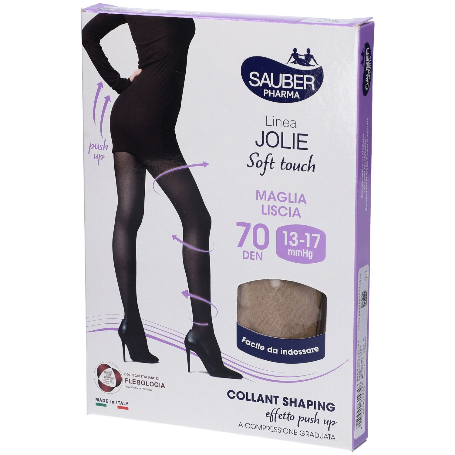 Sauber Pharma Jolie Collant Shaping 70 Denari Medio Taglia 3