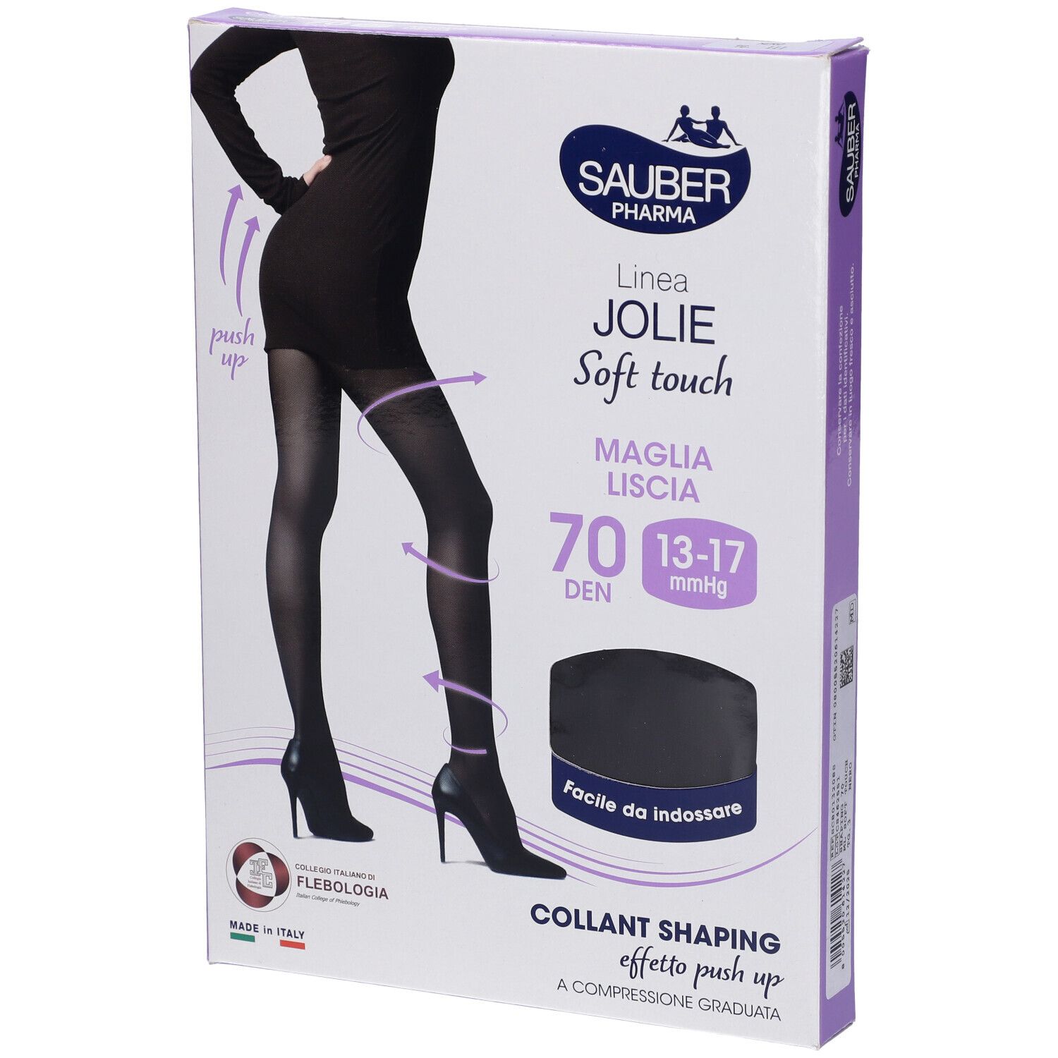 Sauber Pharma Collant Shaping Jolie 70 Denari Colore Nero Taglia 3
