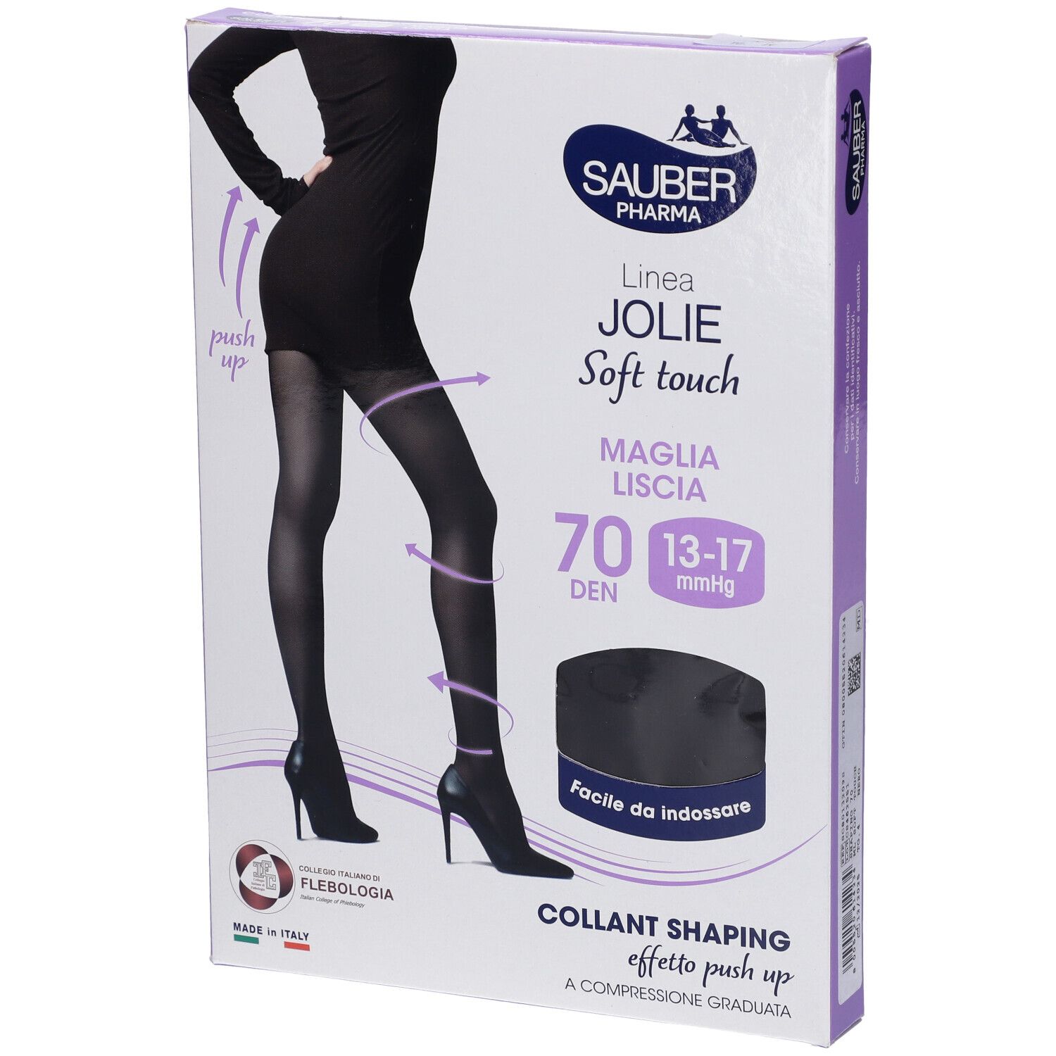 Sauber Pharma Collant Shaping Jolie 70 Denari Colore Nero Taglia 4