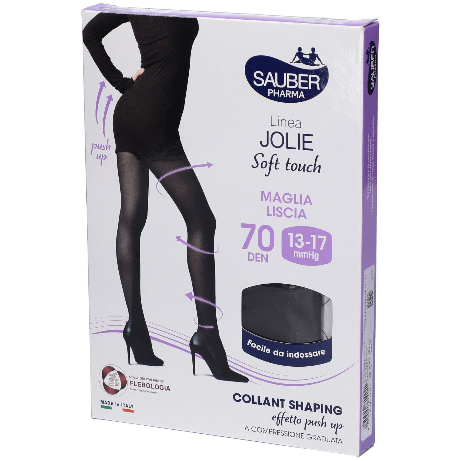 Sauber Pharma Jolie Collant Shaping 70 Denari Nero Taglia 5