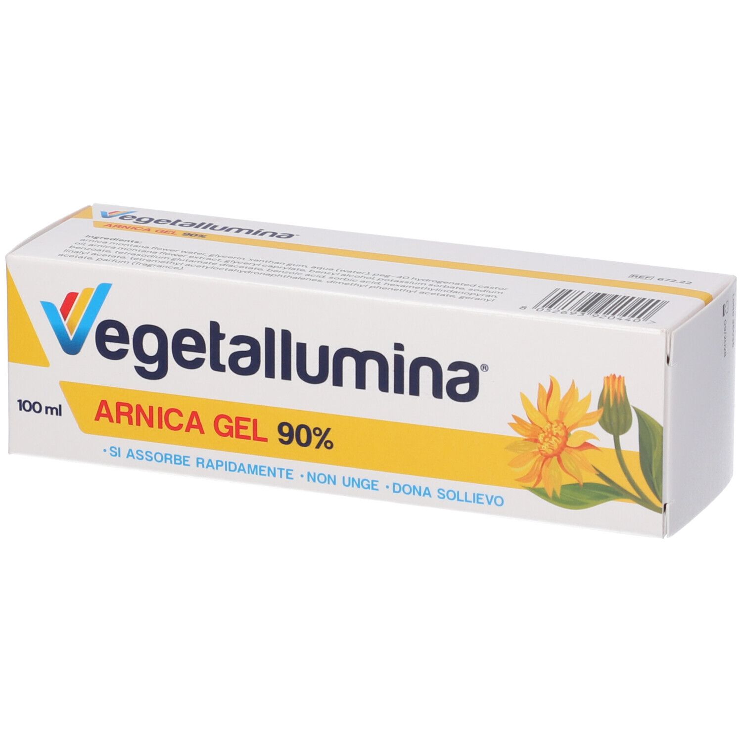 Vegetallumina Arnica GEL 90% 100 ml Gel