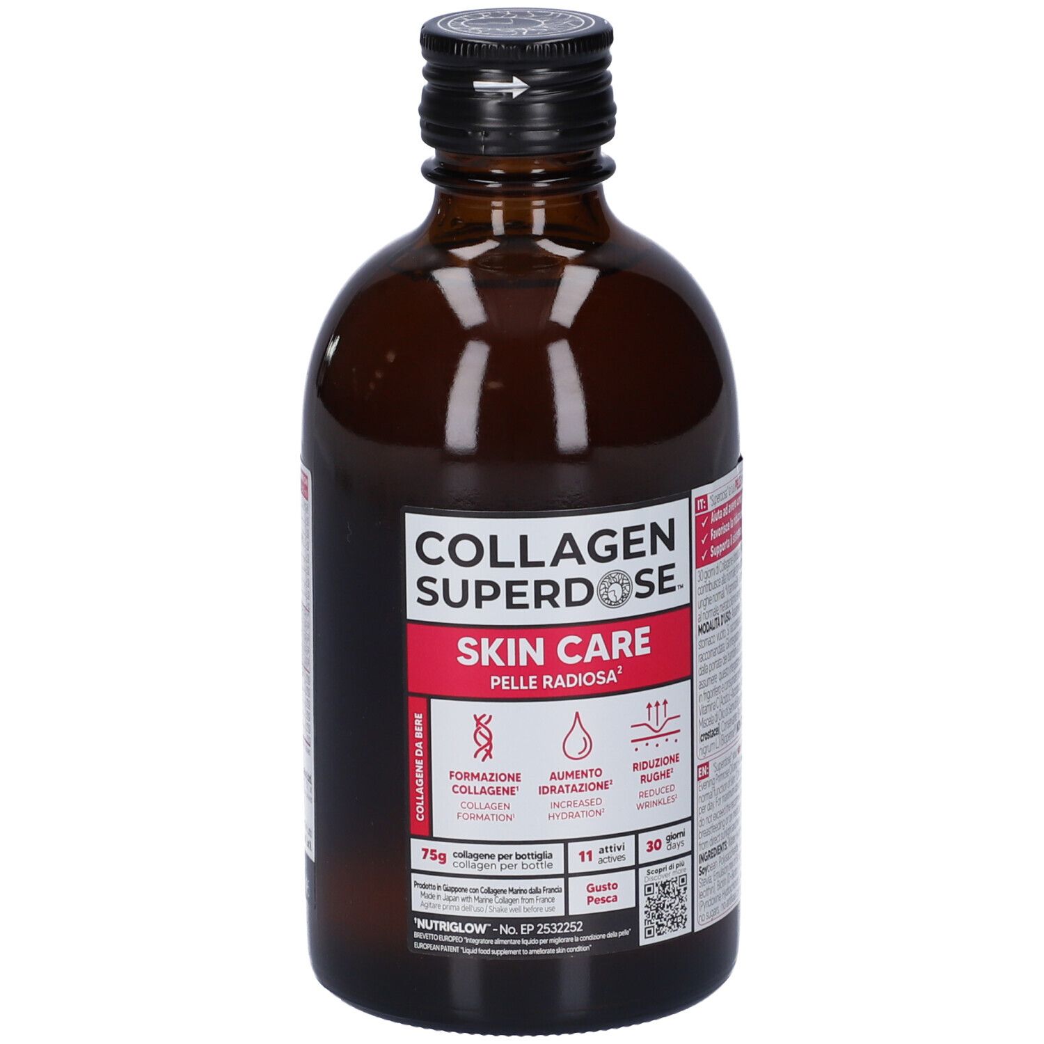 Minerva Research Labs Pesca Integratore Collagen Superdose Skin Gusto 300Ml - Immagine 4