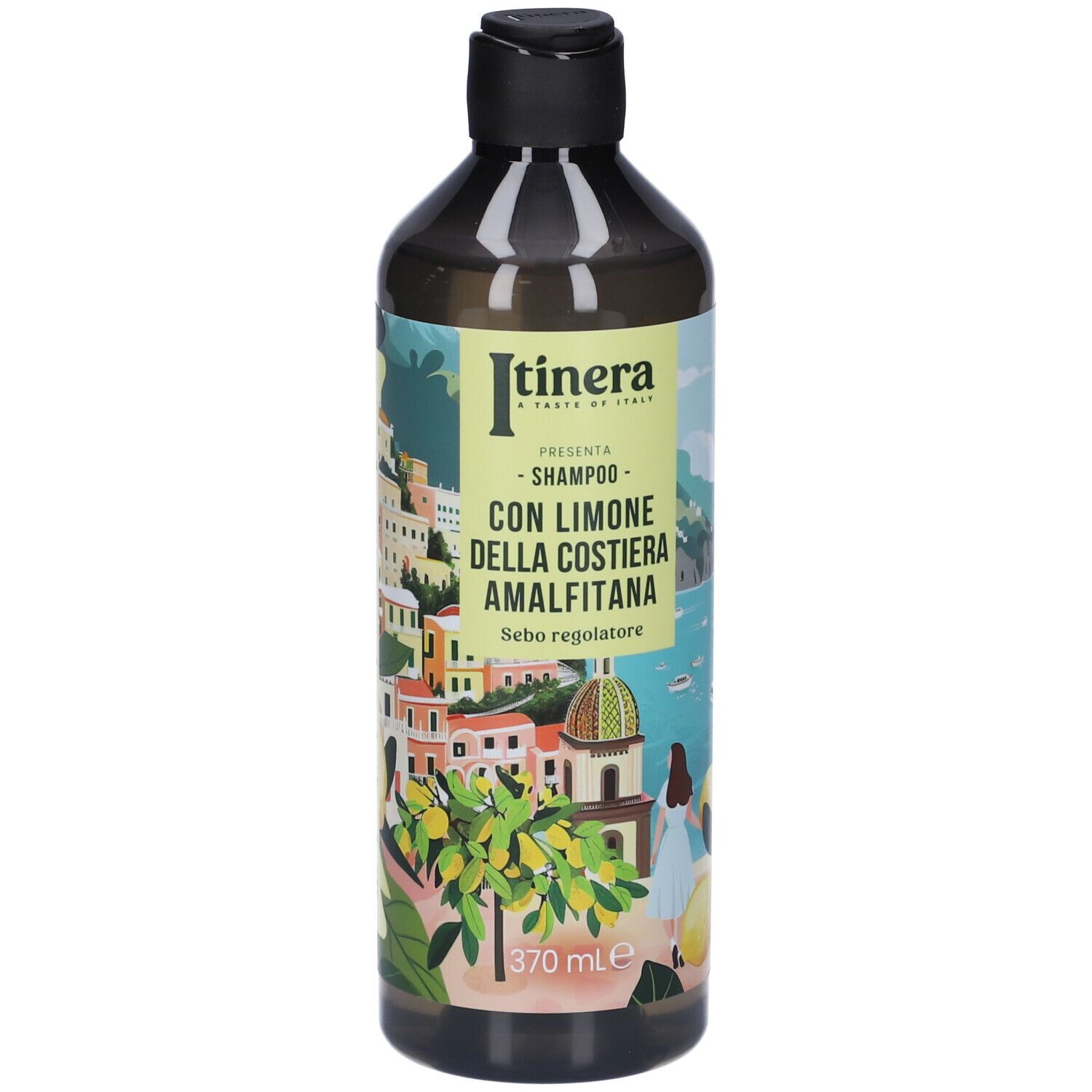 Itinera Shampoo Sebo Regolatore Con Limone Della Costiera Amalfitana Flacone