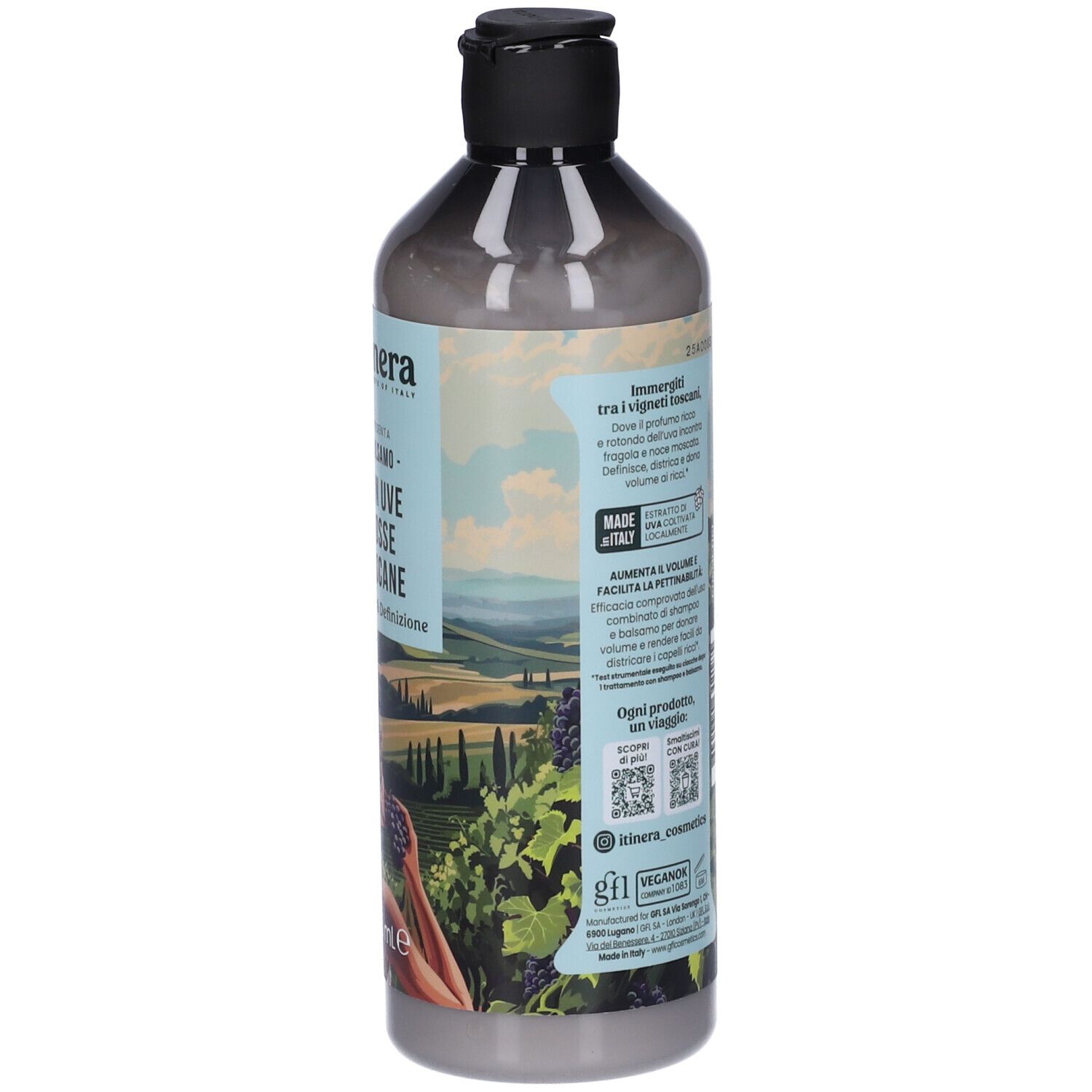 Itinera Balsamo con Uve Rosse Toscane Volume e Definizione