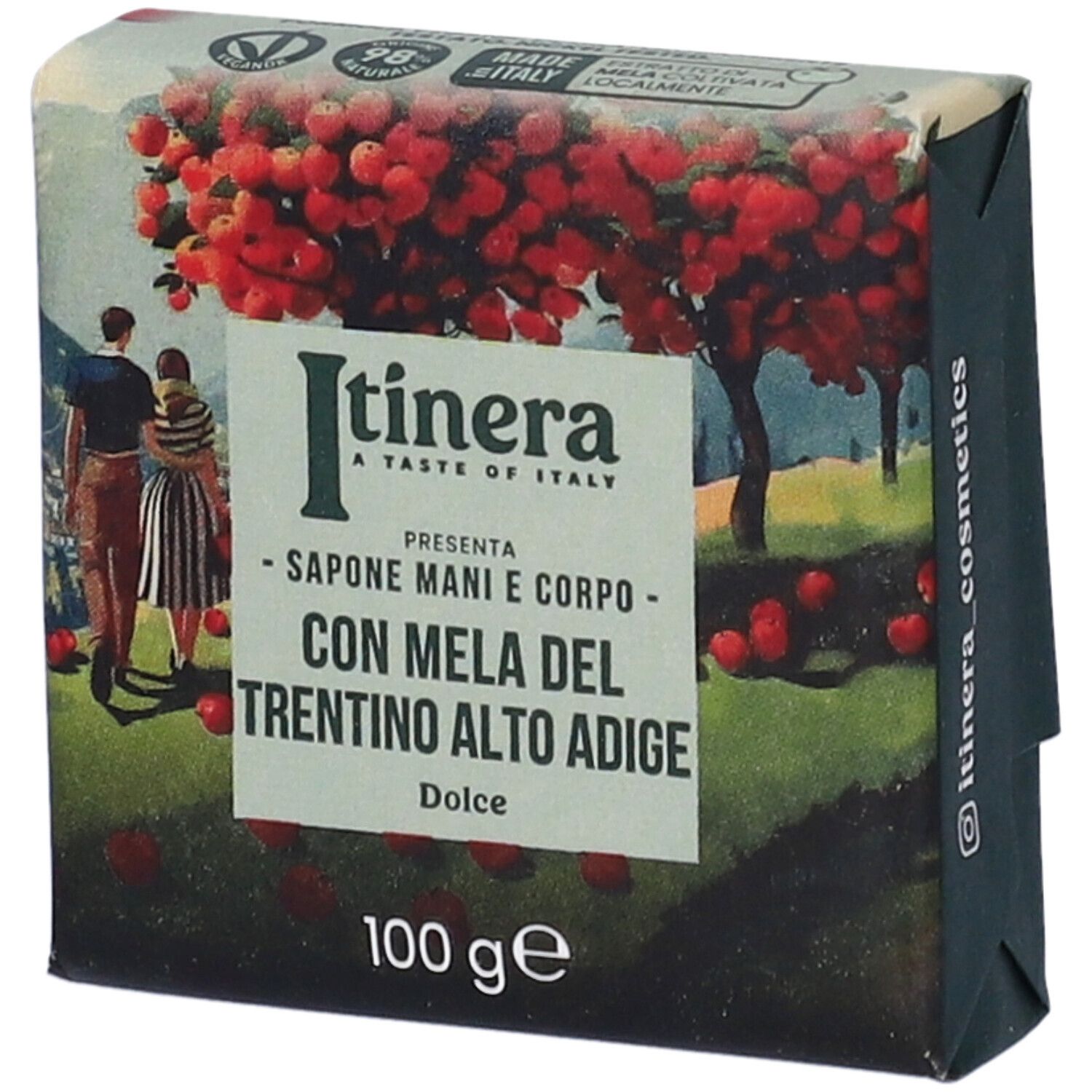 Itinera Sapone Mani e Corpo con Mela del Trentino Alto Adige Dolce