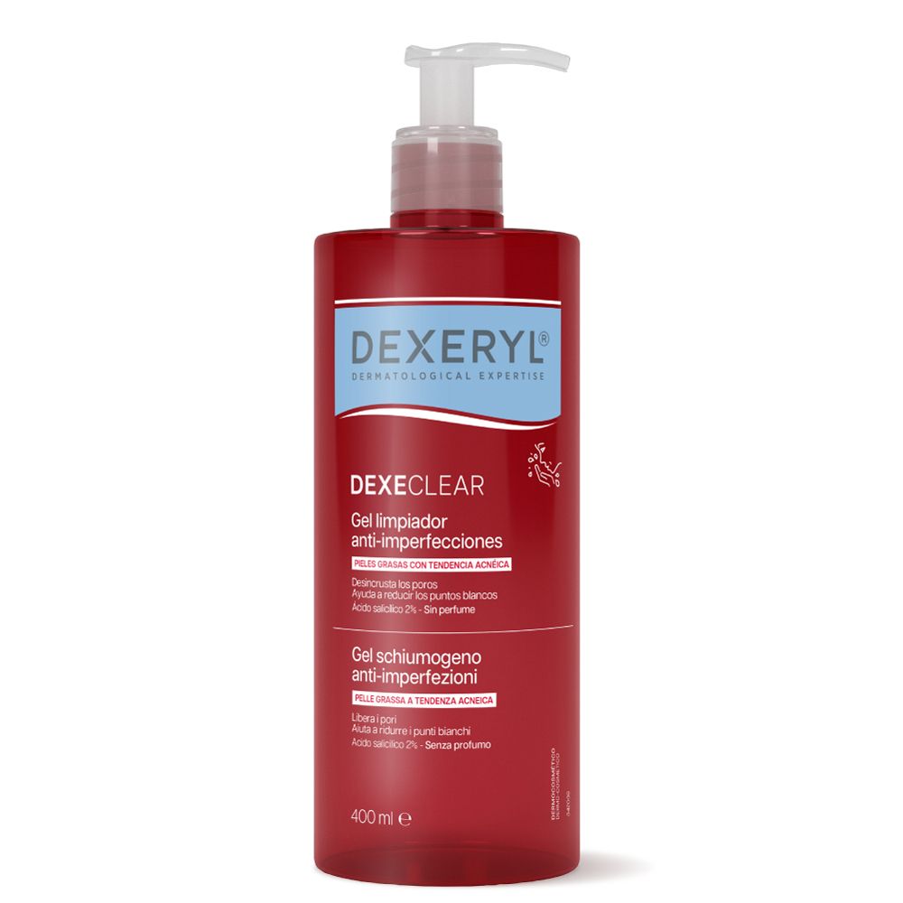 Dexeryl Neri Dexeclear Gel Schiumogeno Anti Imperfezioni Pelle Grassa 400Ml - Immagine 5