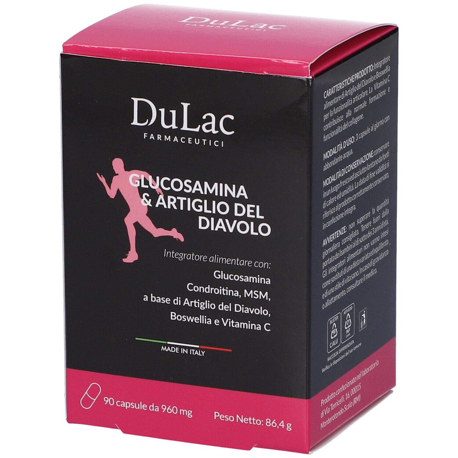 Dulac Glucosamina & Artiglio del Diavolo Capsule