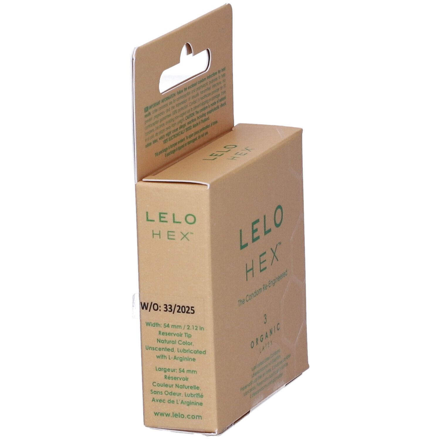 LELO Hex Organic Kondome 3 Stück
