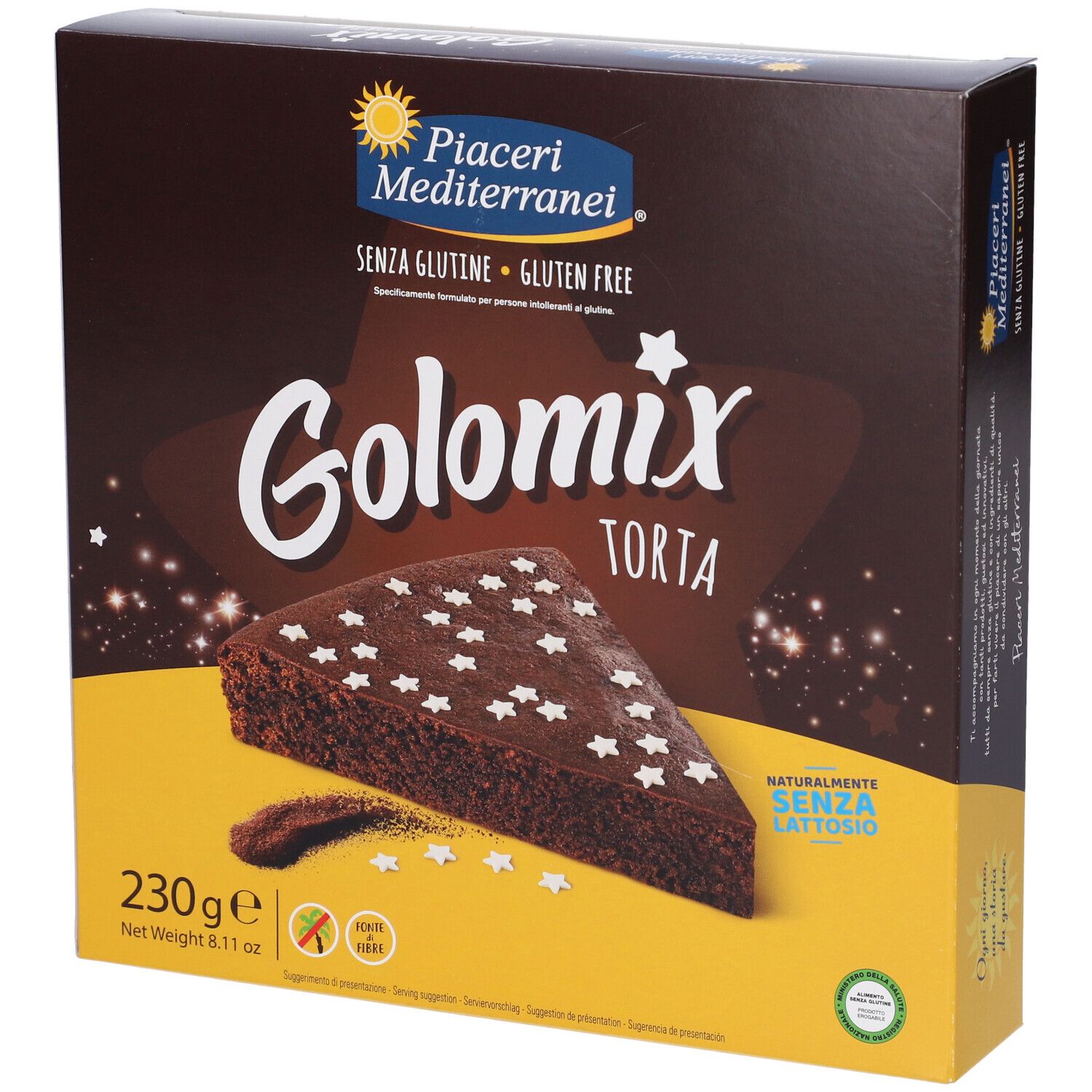 Piacerimediterranei Piaceri Mediterranei Torta Golomix Senza Glutine 230 G Altro