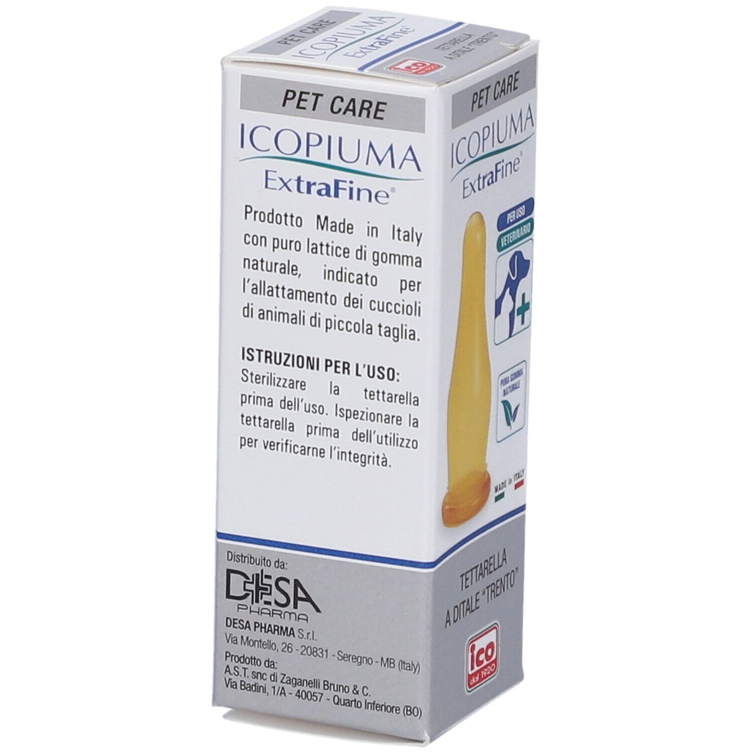 Flasche mit Douxo S3-Pflegeprodukt, 60 ml.