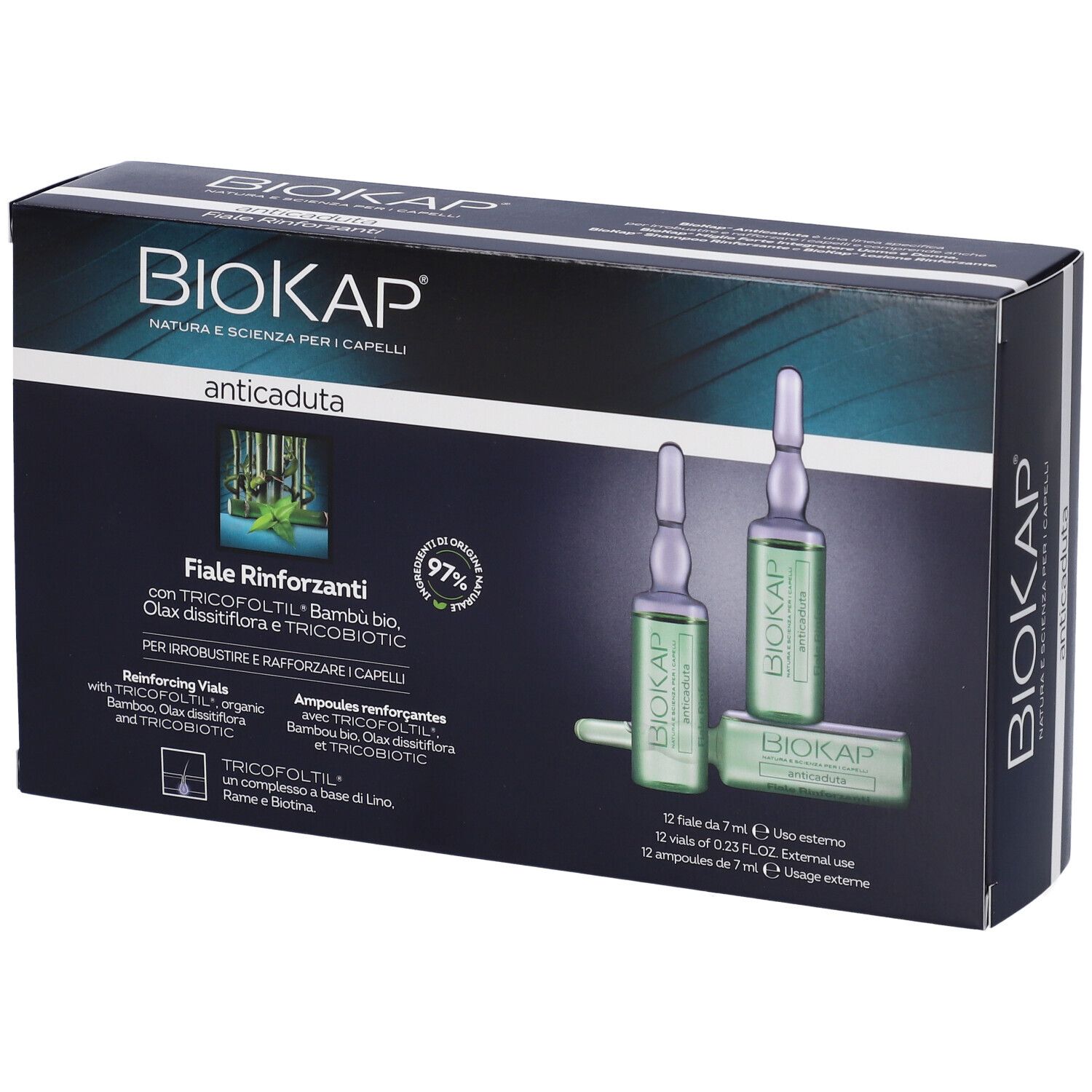 BioKap Tricobiotic Fiale Anticaduta Rinforzanti