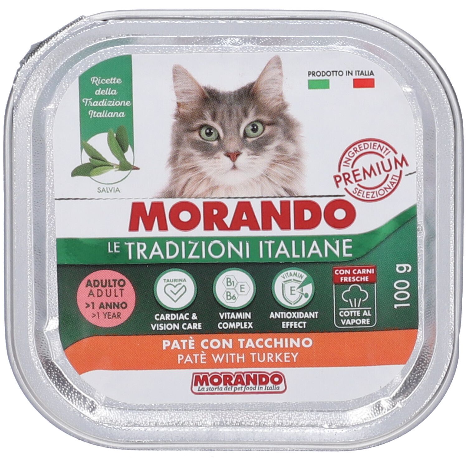 Morando Patè con Tacchino per Gatti Adulti