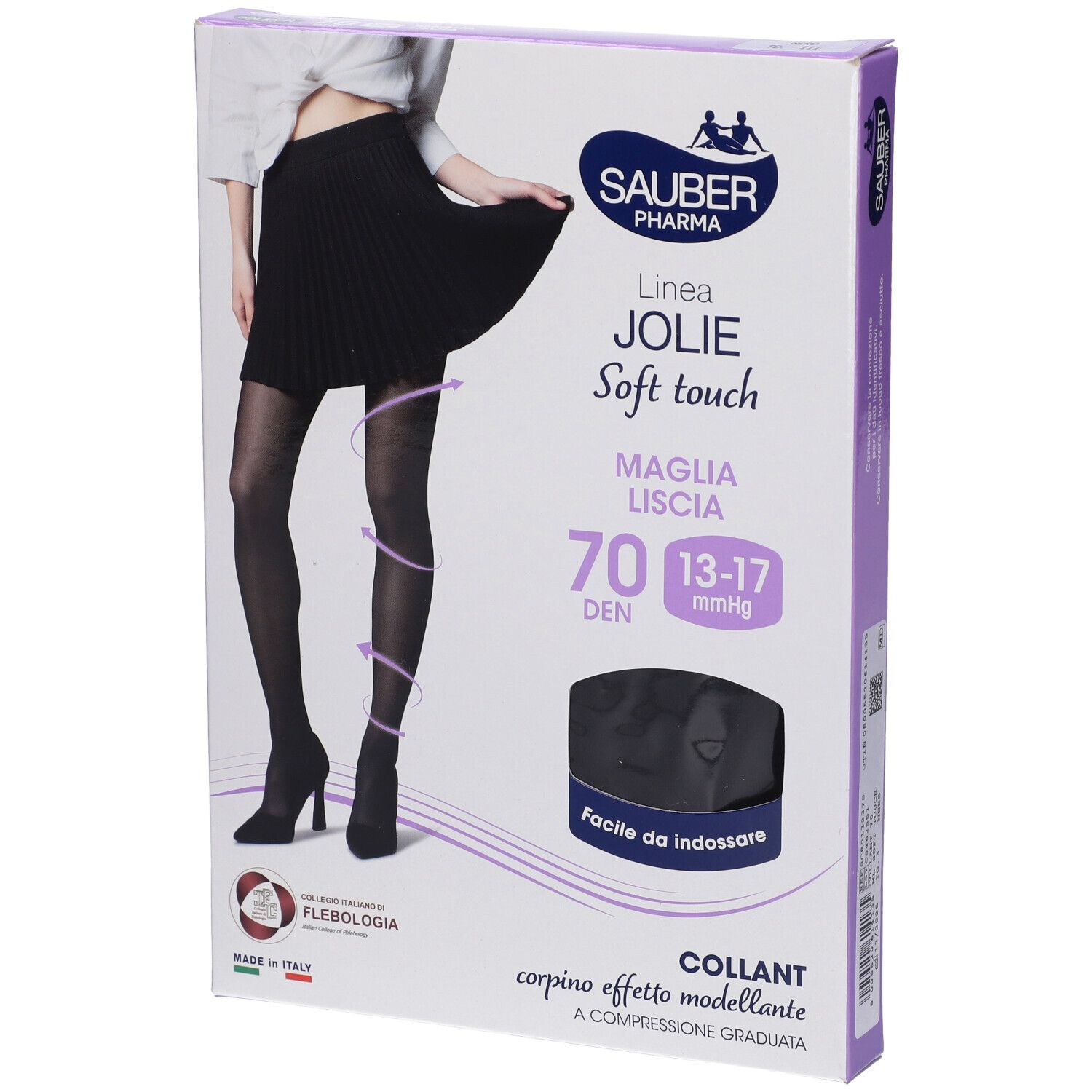 Sauber Pharma Collant Jolie 70 Denari Colore Nero Taglia 3