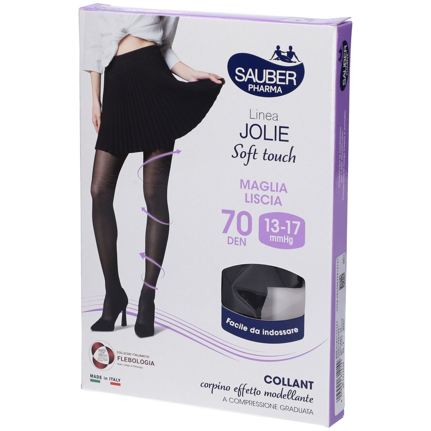 Sauber Pharma Jolie Collant 70 Denari Nero Taglia 4